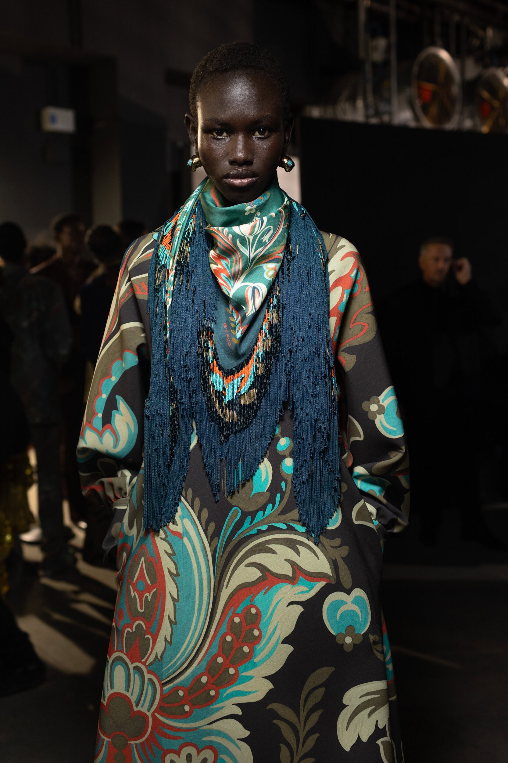 Etro Fall 2025 Fashion Show Backstage