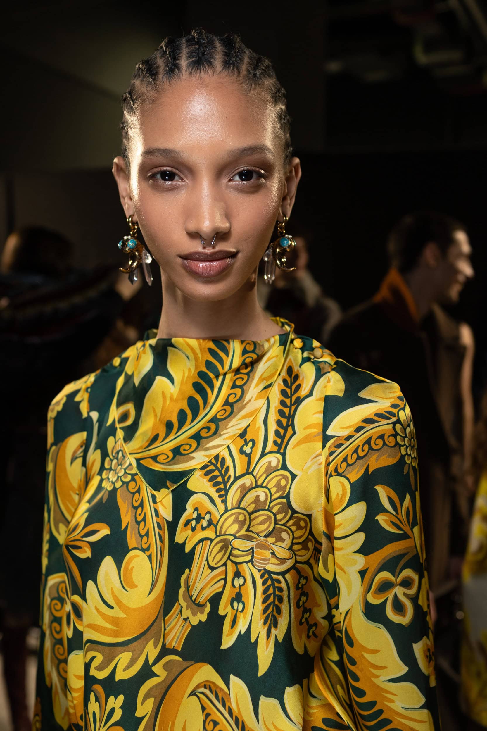 Etro Fall 2025 Fashion Show Backstage