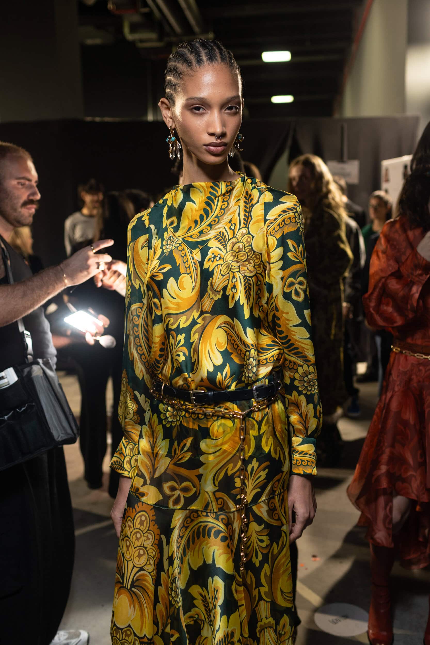 Etro Fall 2025 Fashion Show Backstage