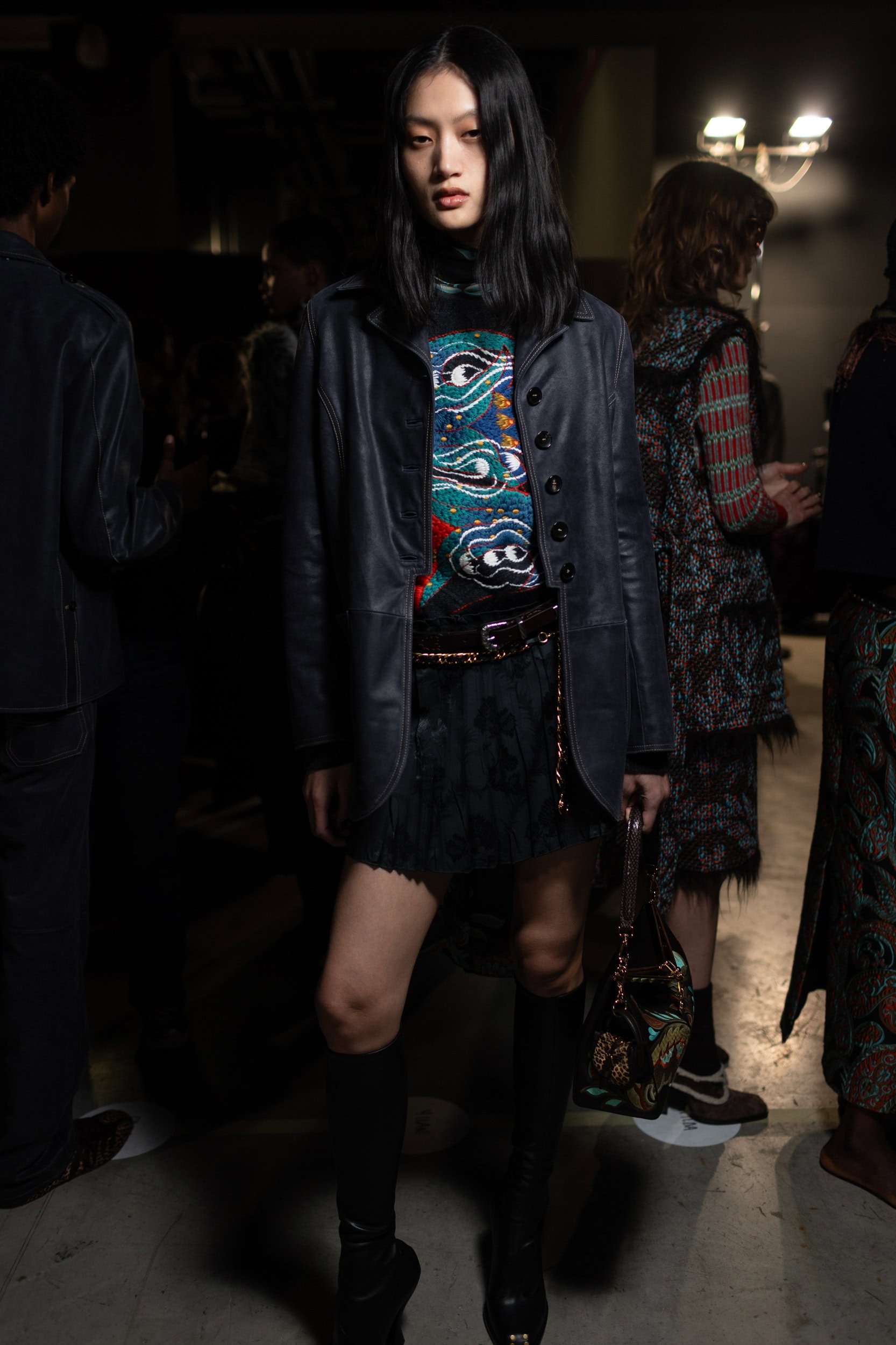 Etro Fall 2025 Fashion Show Backstage