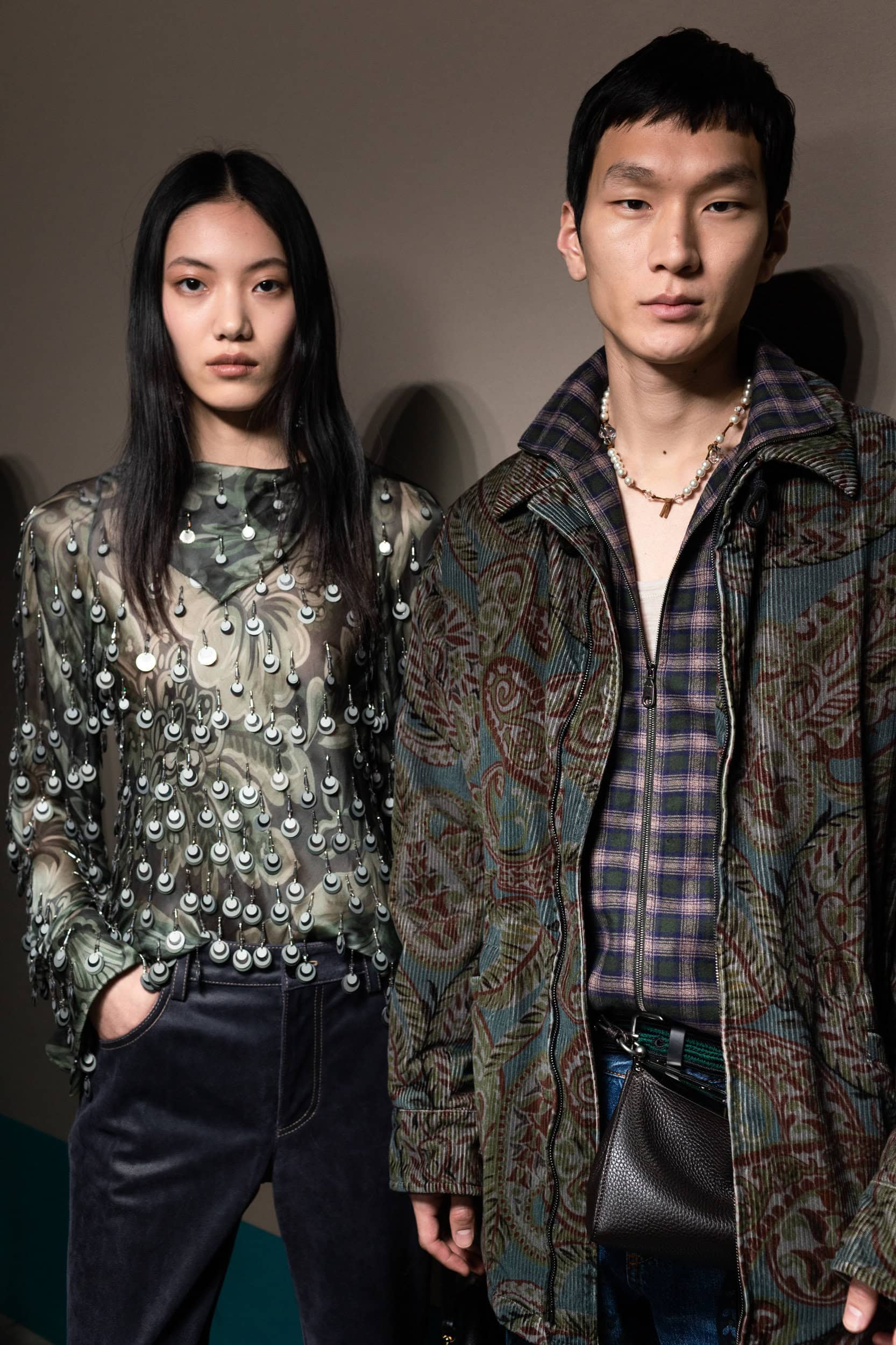 Etro Fall 2025 Fashion Show Backstage