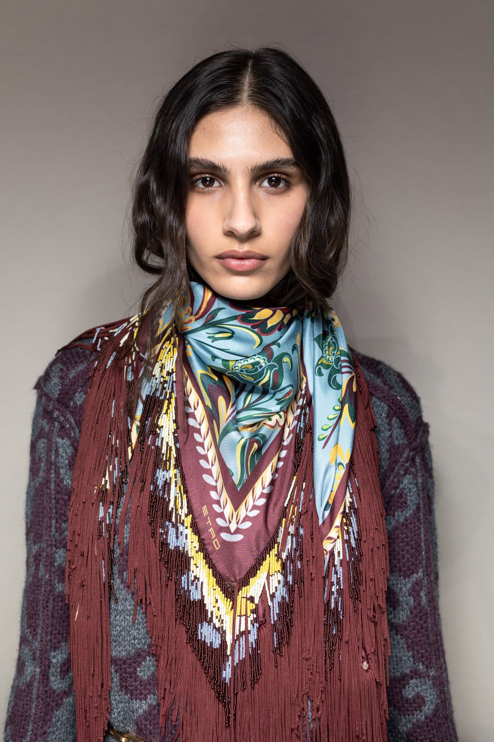 Etro Fall 2025 Fashion Show Backstage