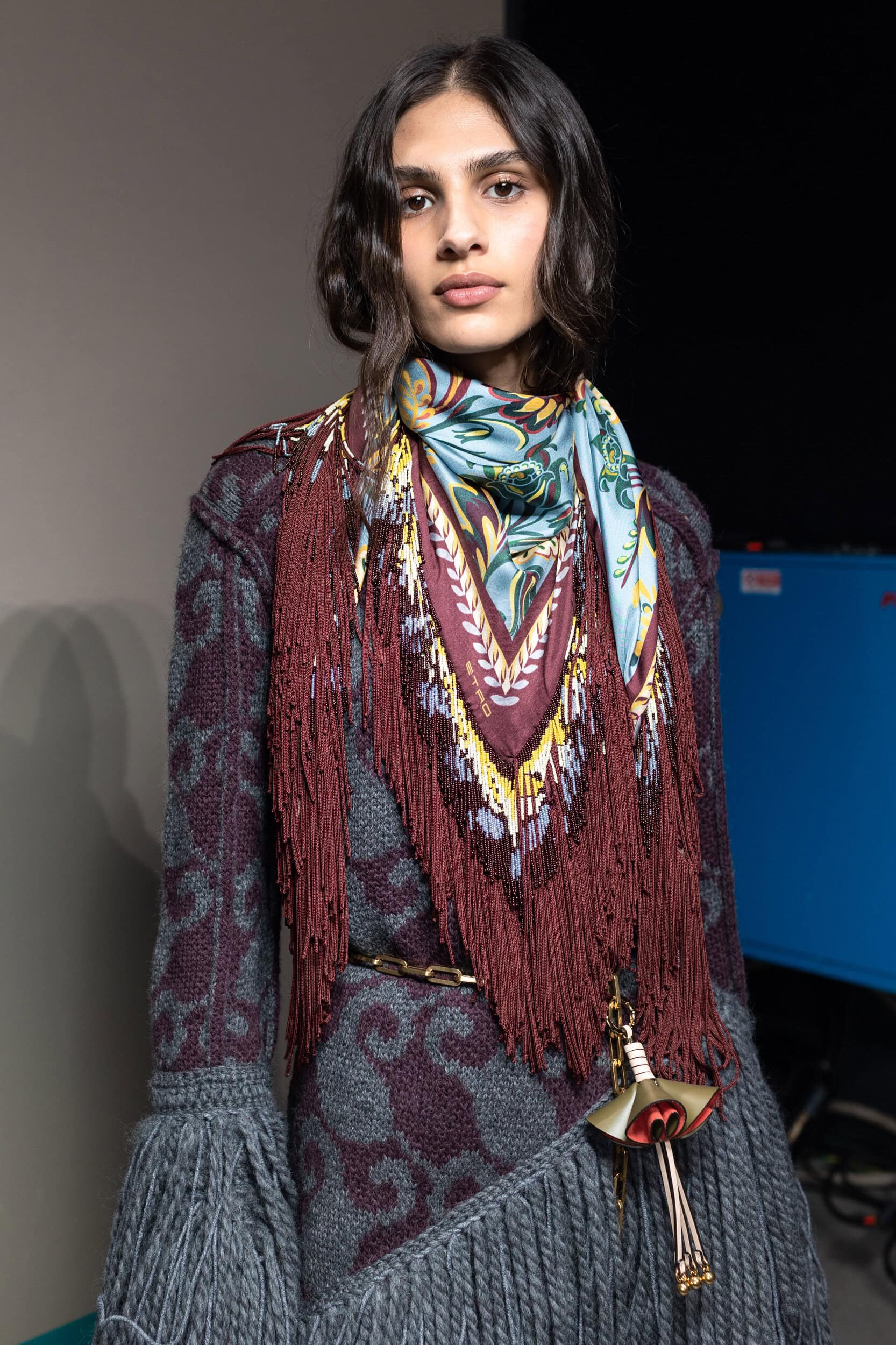 Etro Fall 2025 Fashion Show Backstage