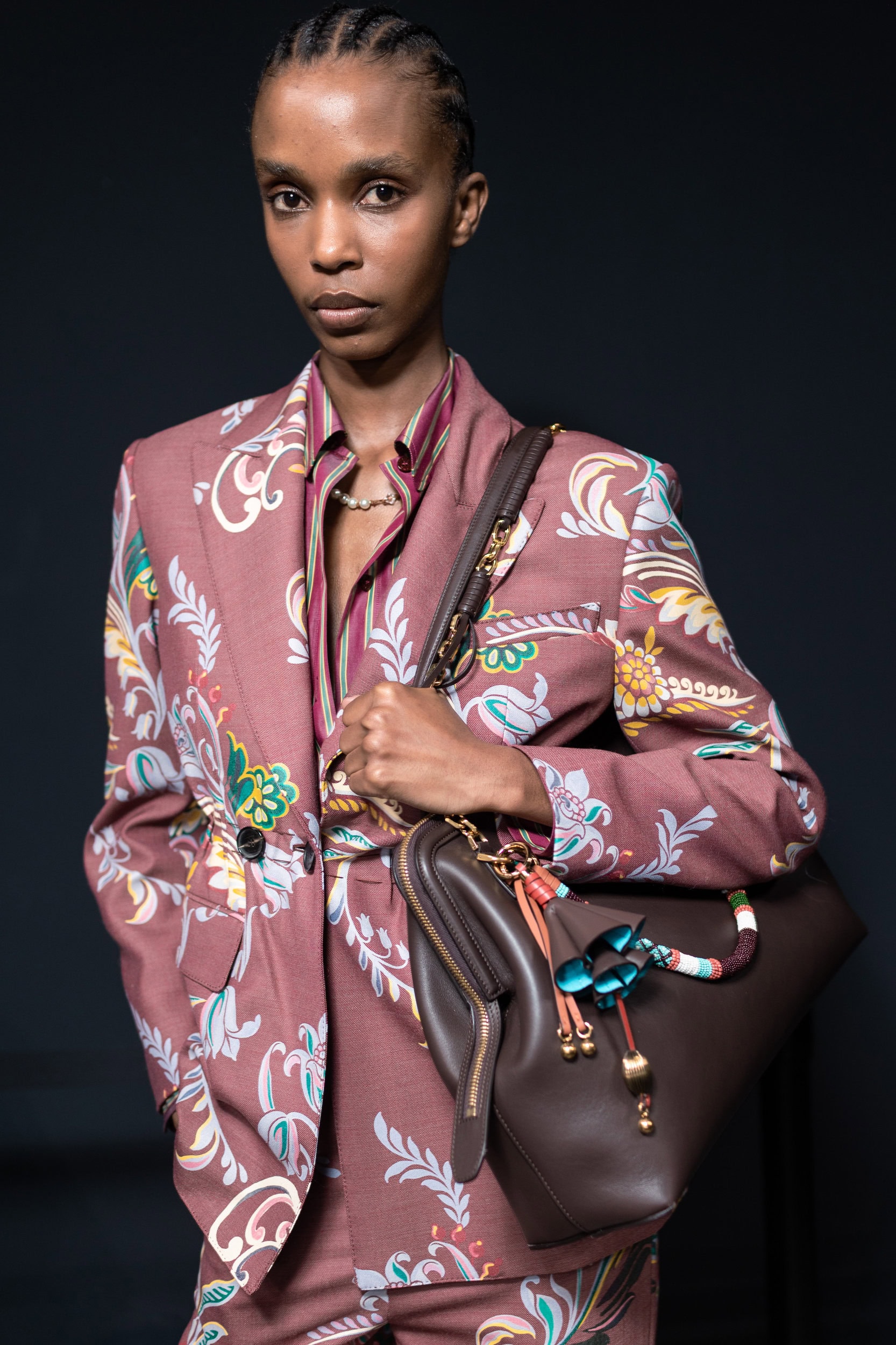 Etro Fall 2025 Fashion Show Backstage