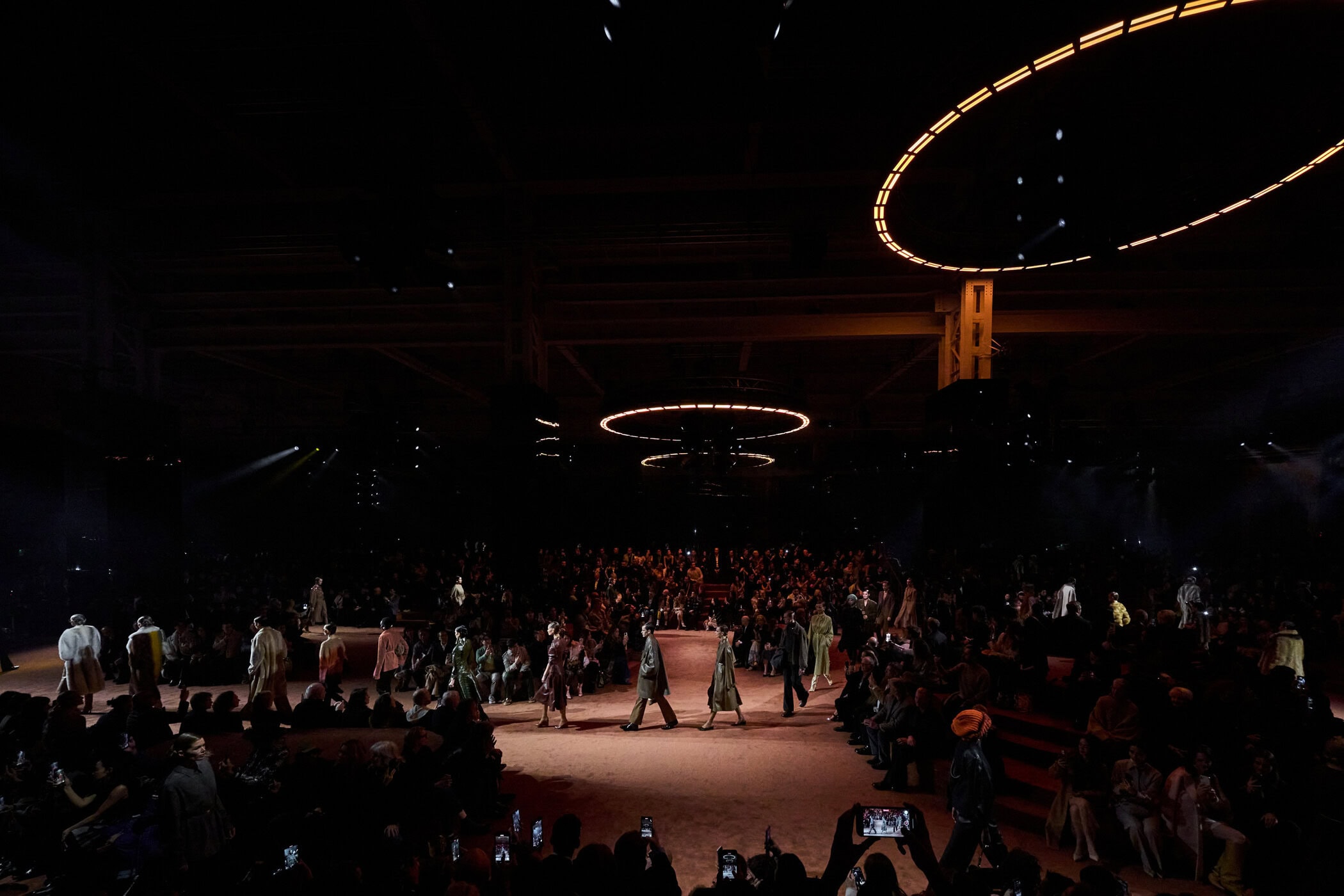 Fendi Fall 2025 Fashion Show Atmosphere