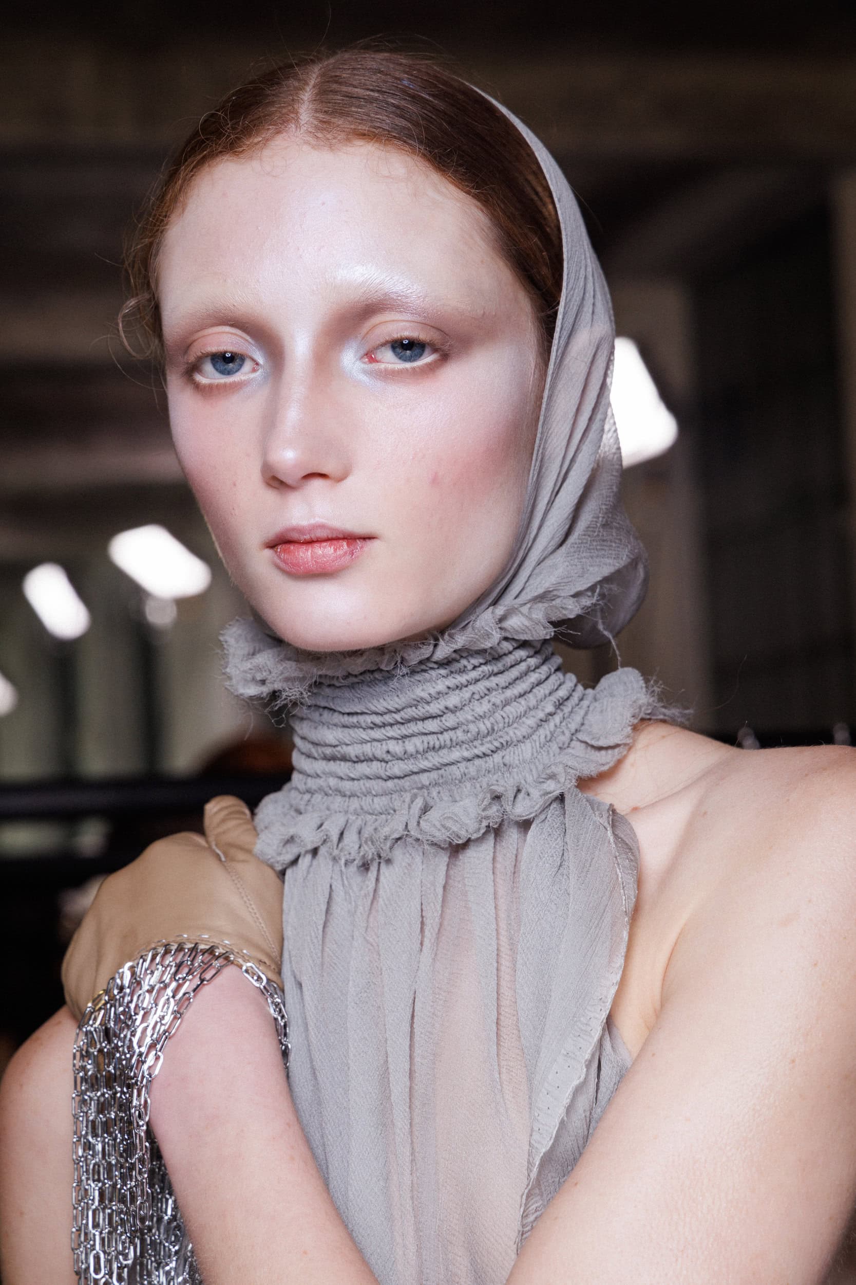 Dilara Findikoglu Fall 2025 Fashion Show Backstage