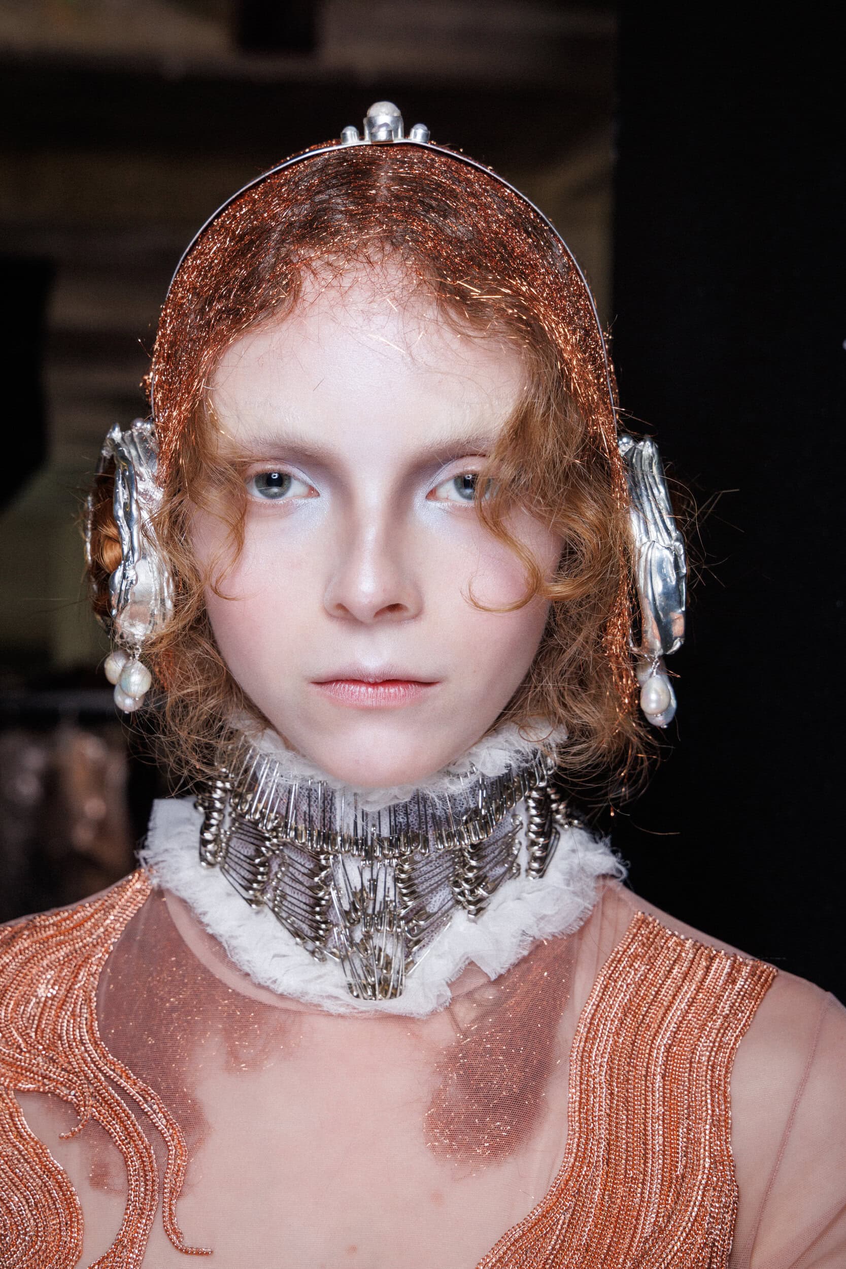 Dilara Findikoglu Fall 2025 Fashion Show Backstage