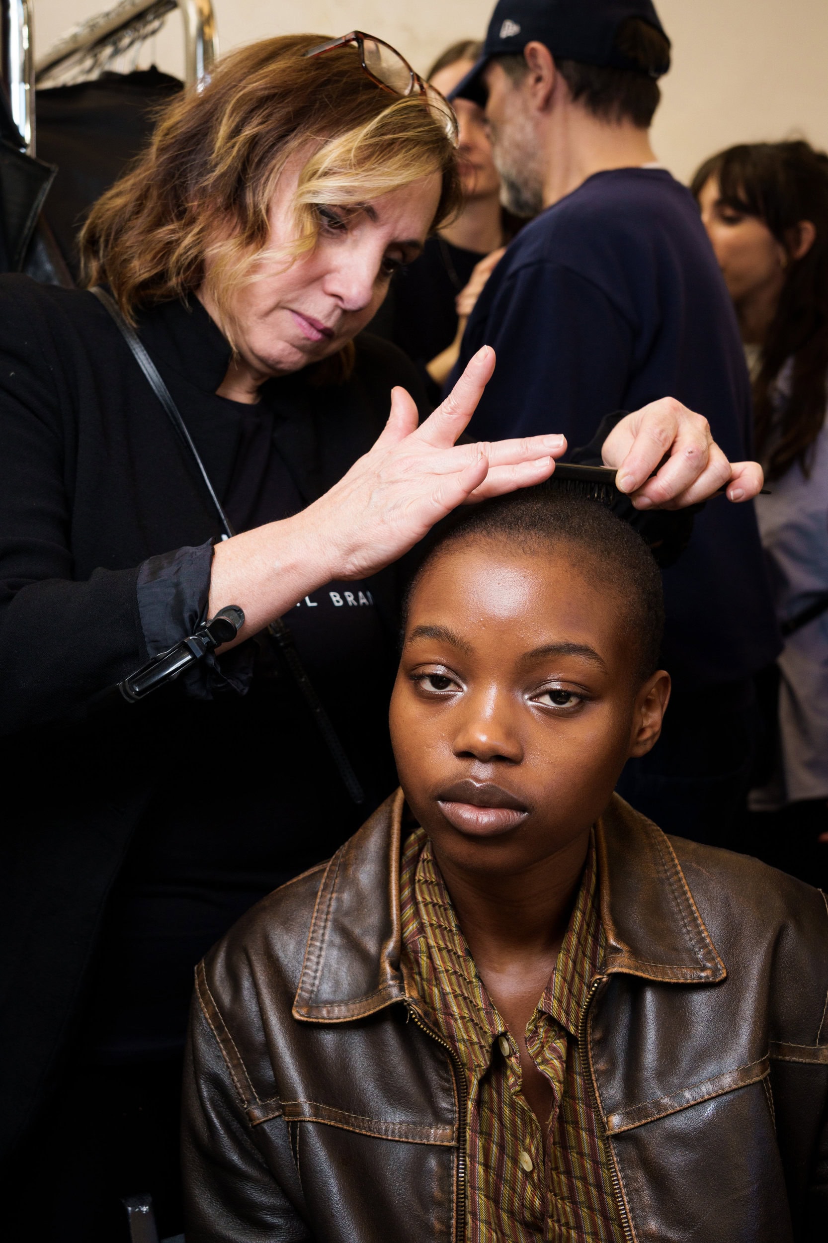 Francesco Murano Fall 2025 Fashion Show Backstage