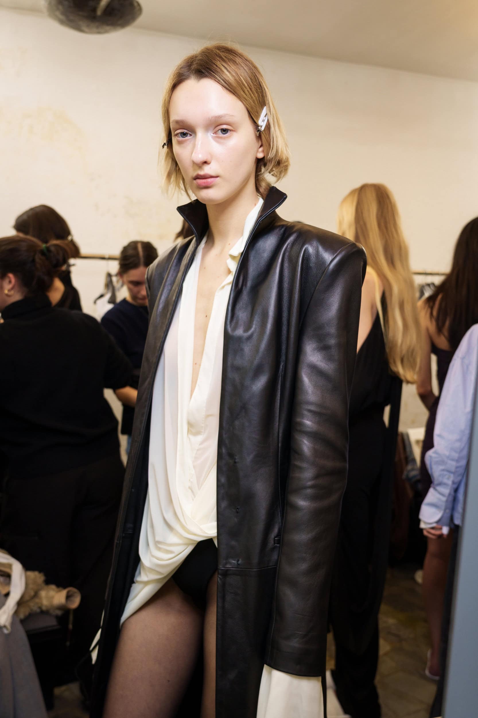 Francesco Murano Fall 2025 Fashion Show Backstage