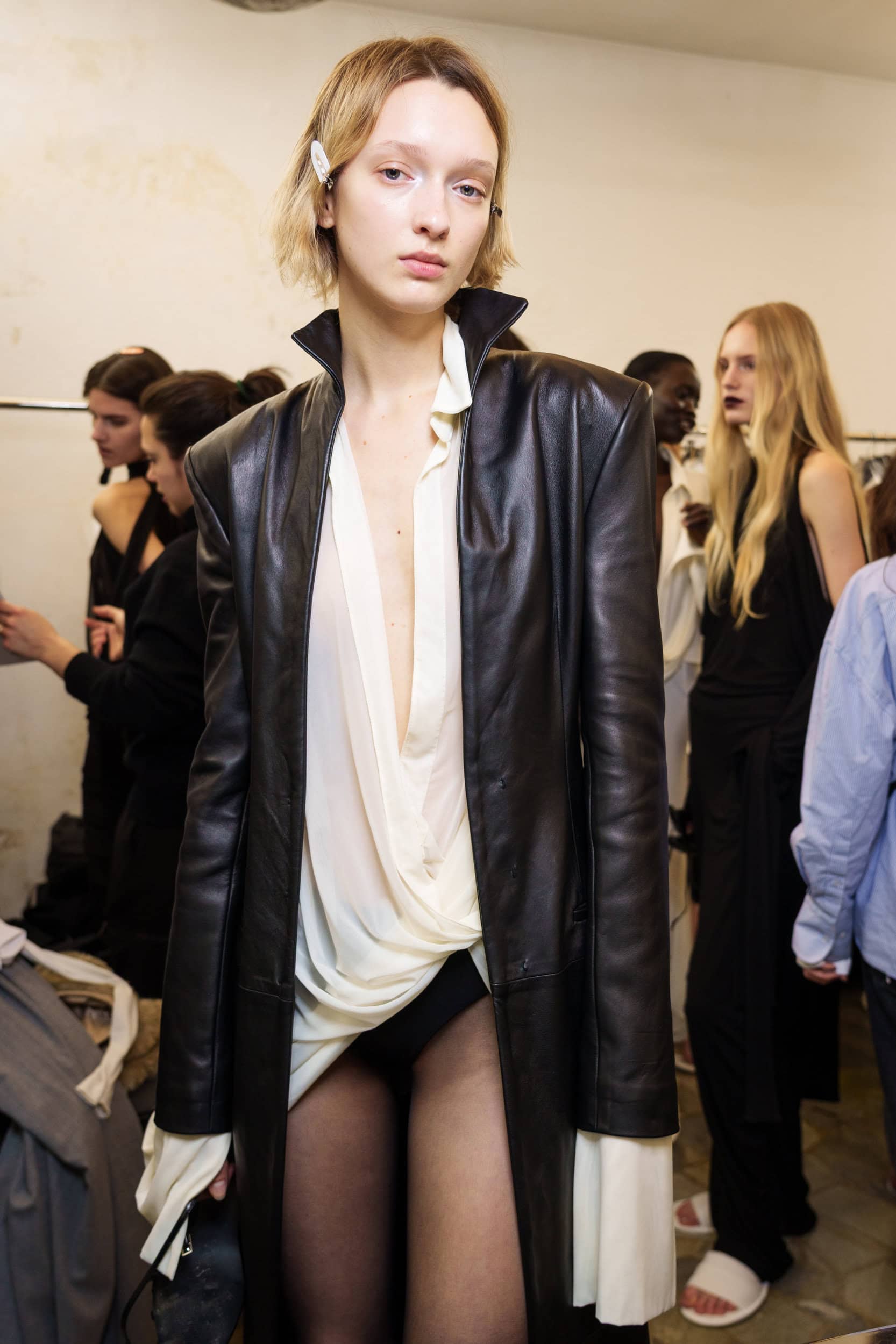 Francesco Murano Fall 2025 Fashion Show Backstage