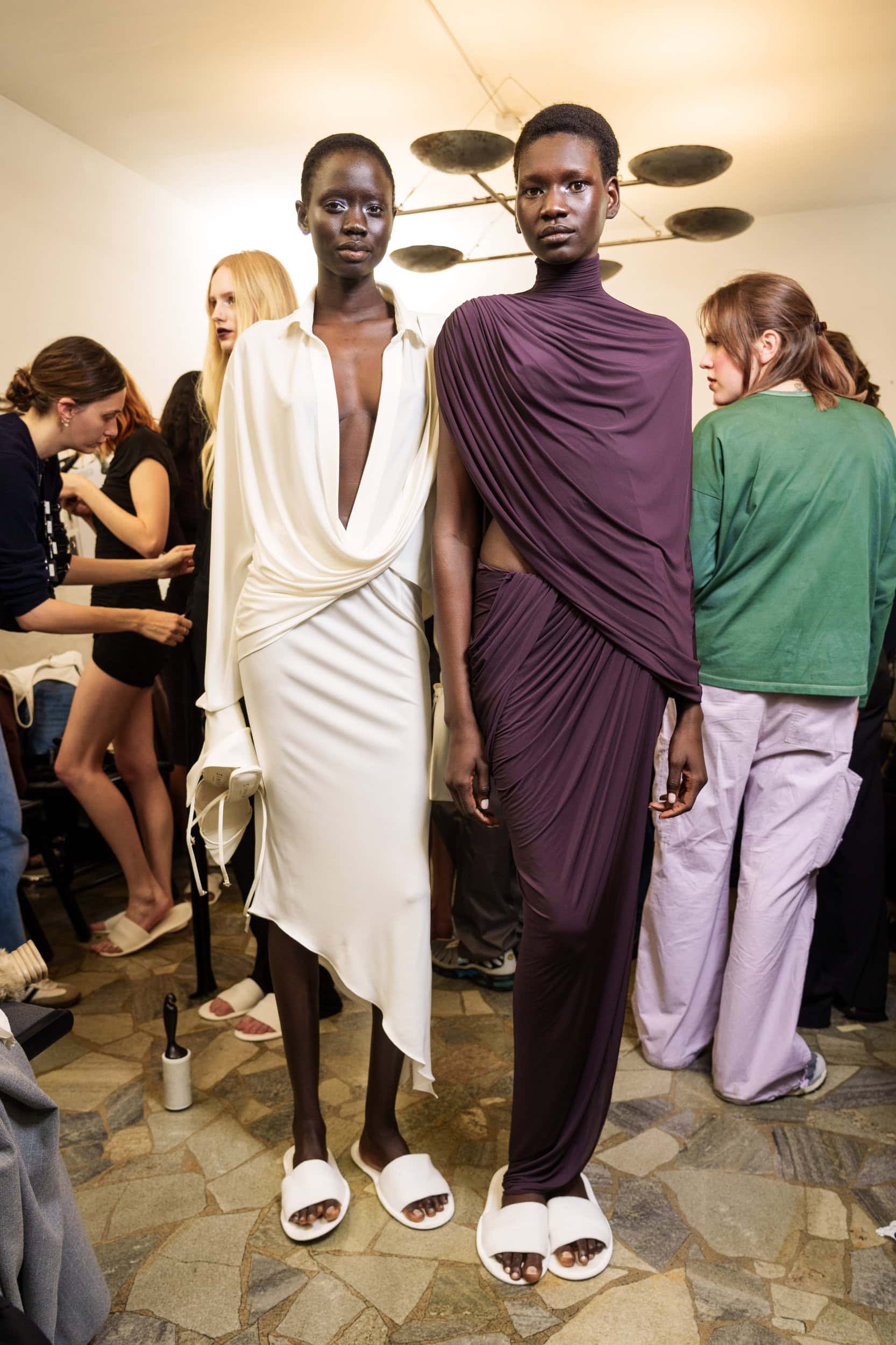 Francesco Murano Fall 2025 Fashion Show Backstage