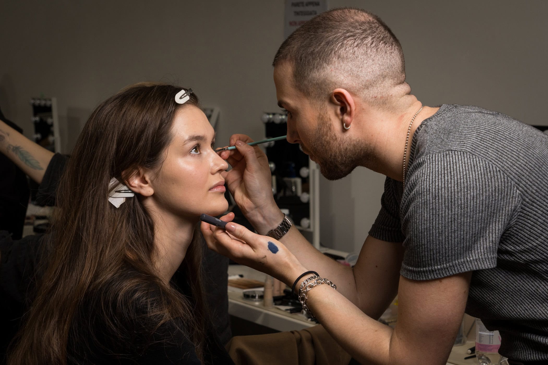 Genny Fall 2025 Fashion Show Backstage