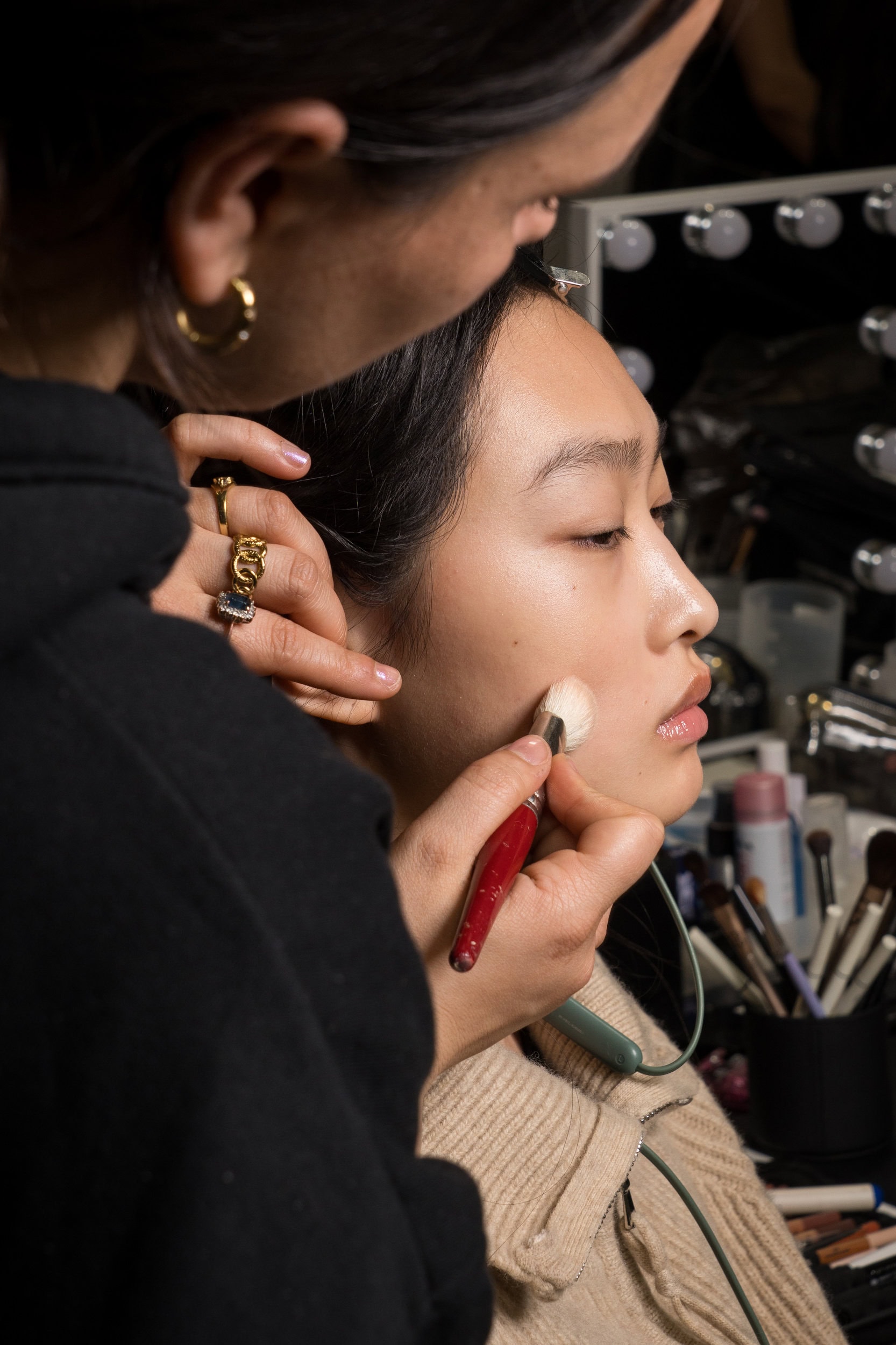 Genny Fall 2025 Fashion Show Backstage