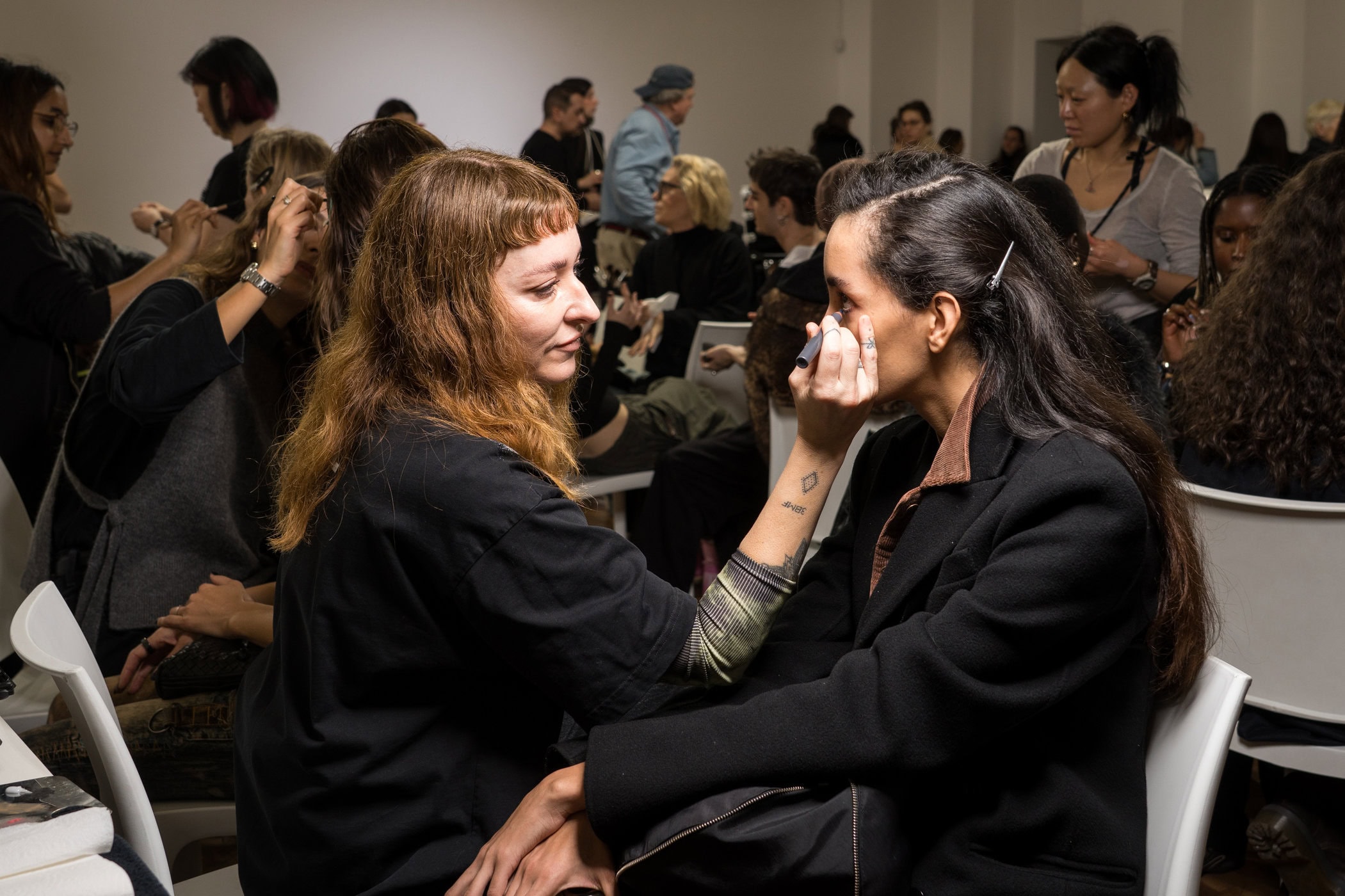 Genny Fall 2025 Fashion Show Backstage