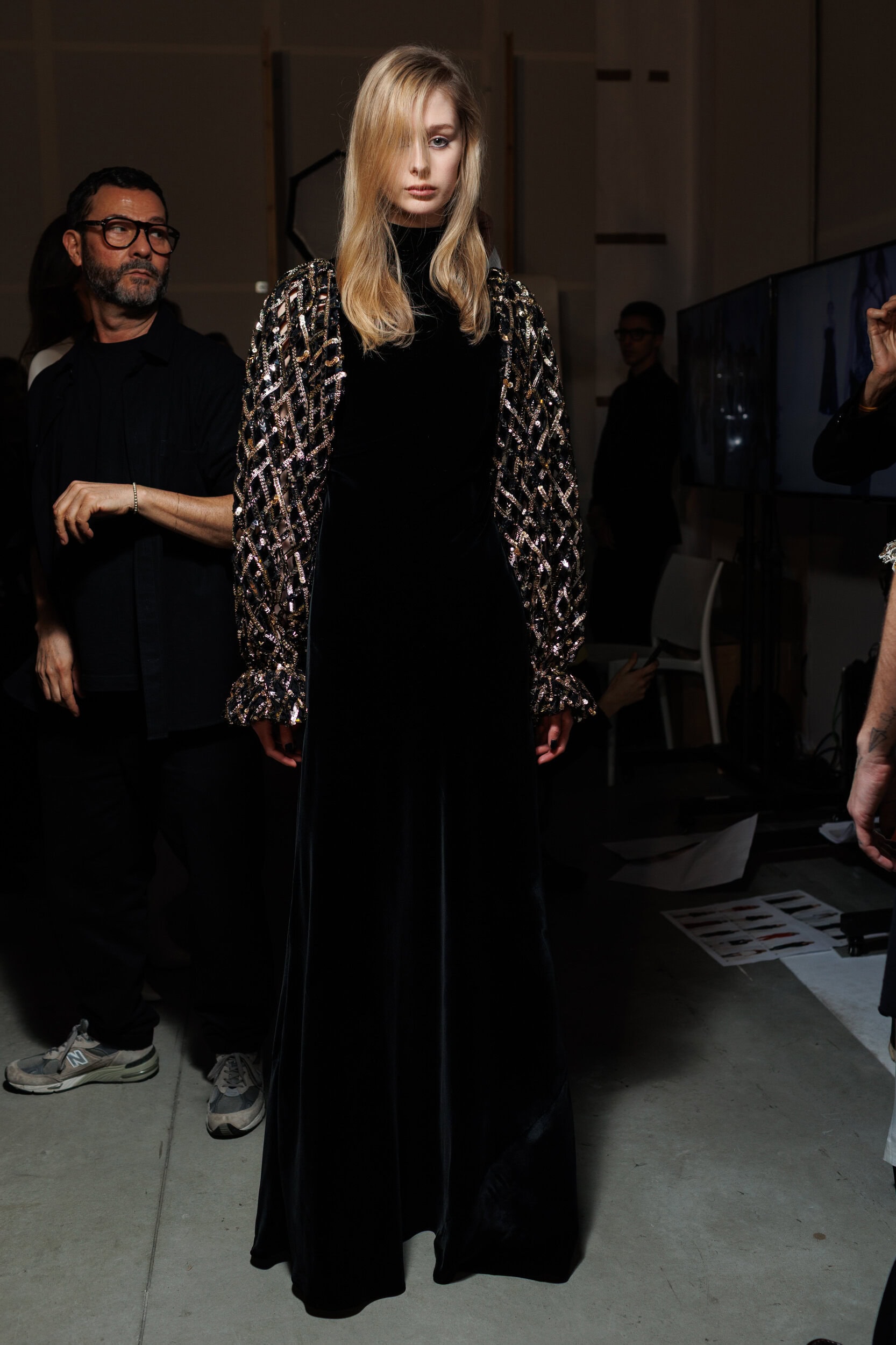 Genny Fall 2025 Fashion Show Backstage