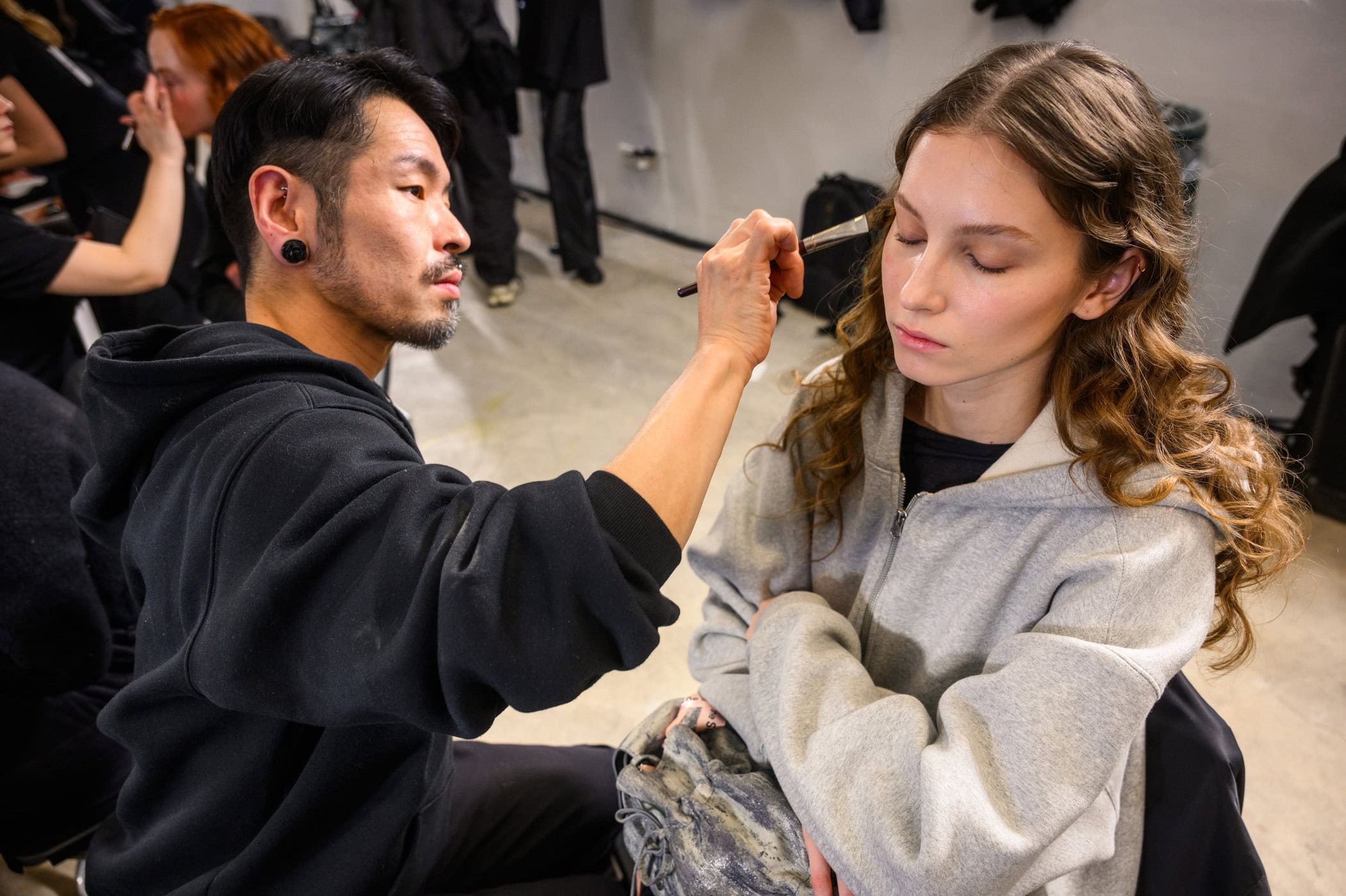 Max Mara Fall 2025 Fashion Show Backstage