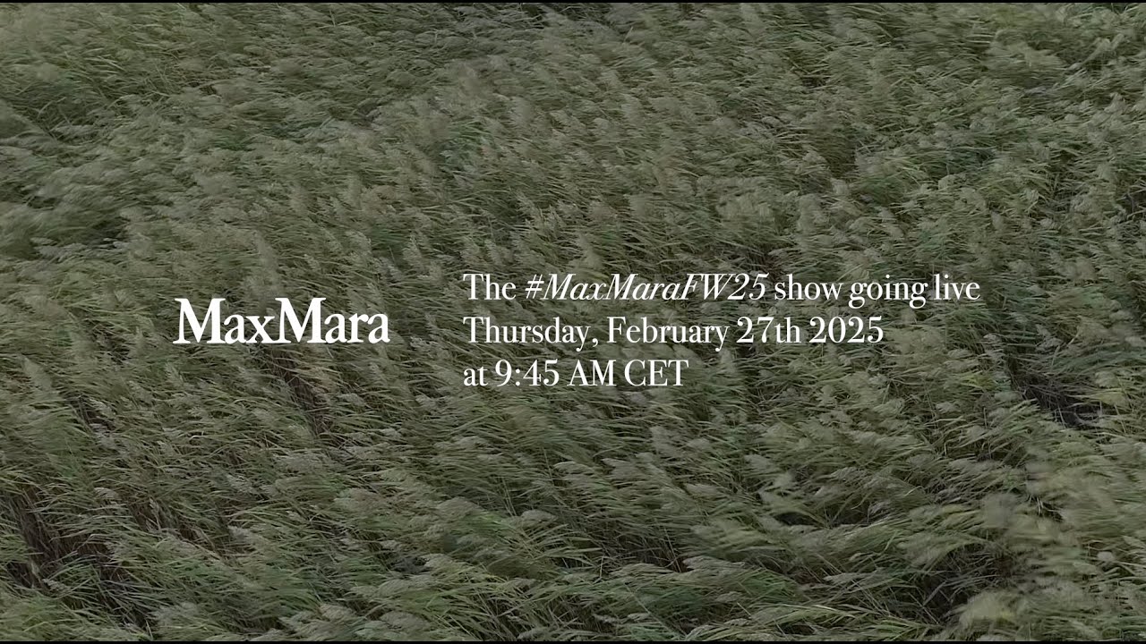 Watch Max Mara Fall 2025 Fashion Show Live