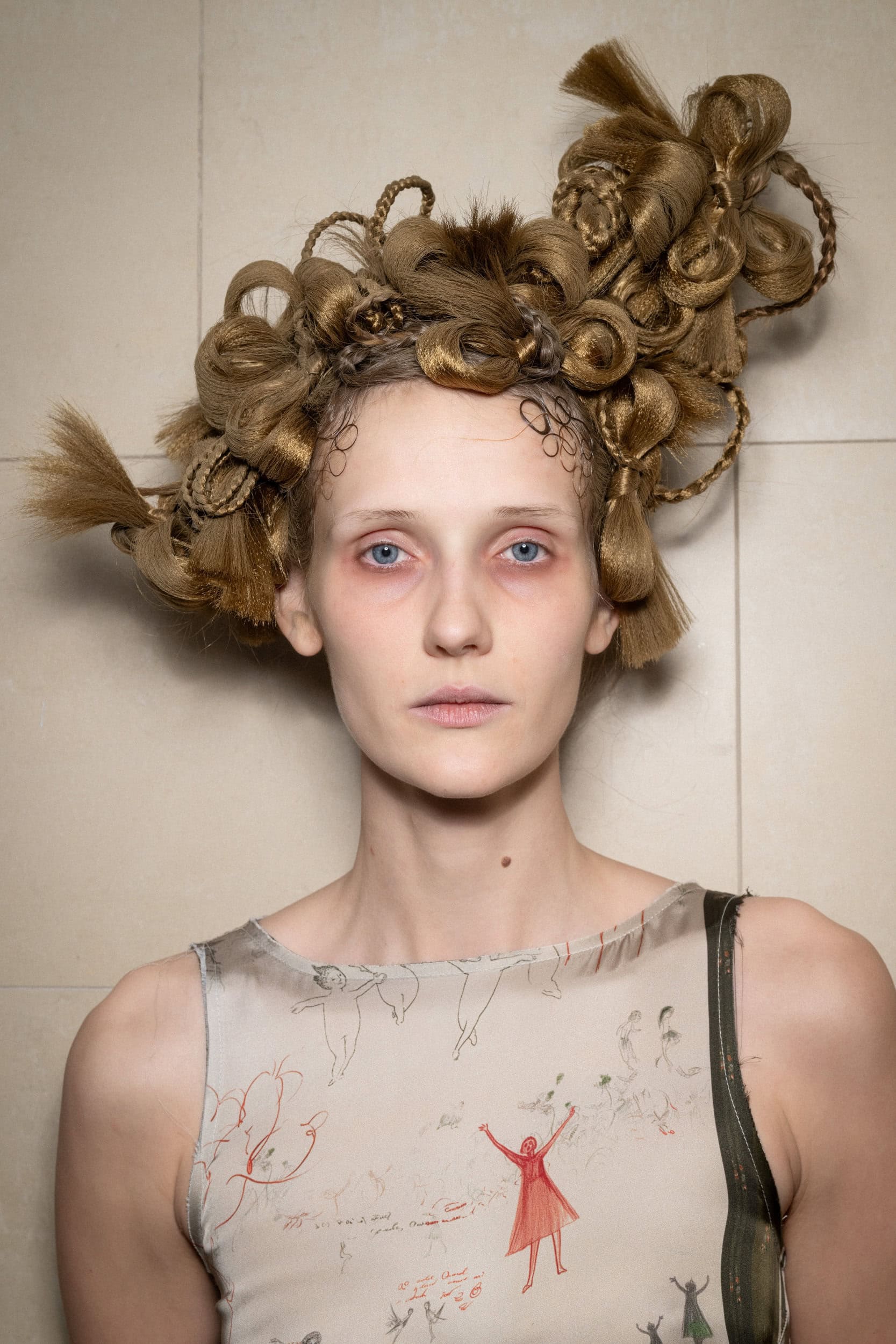 Meruert Tolegen  Fall 2025 Fashion Show Backstage