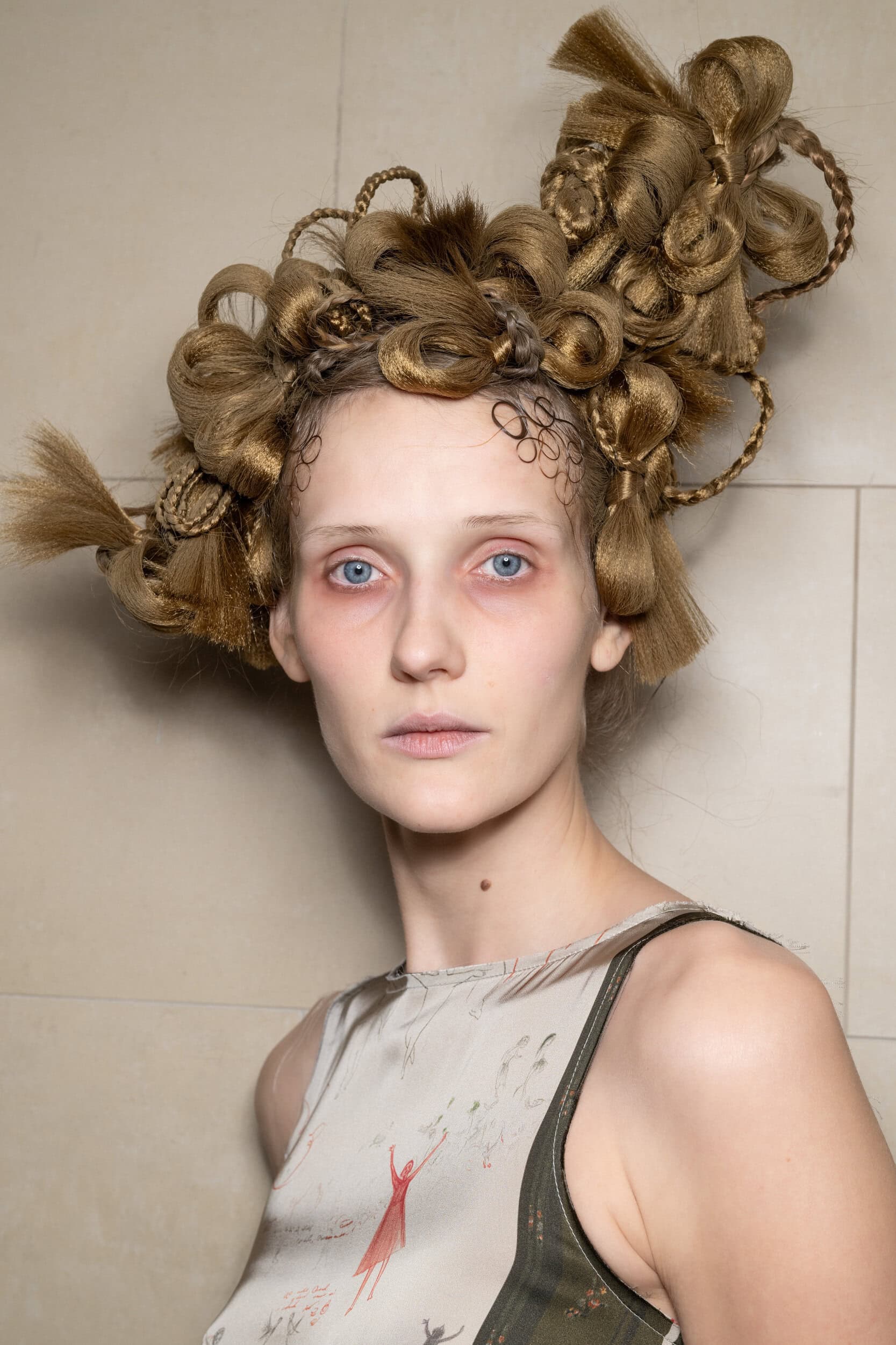 Meruert Tolegen  Fall 2025 Fashion Show Backstage