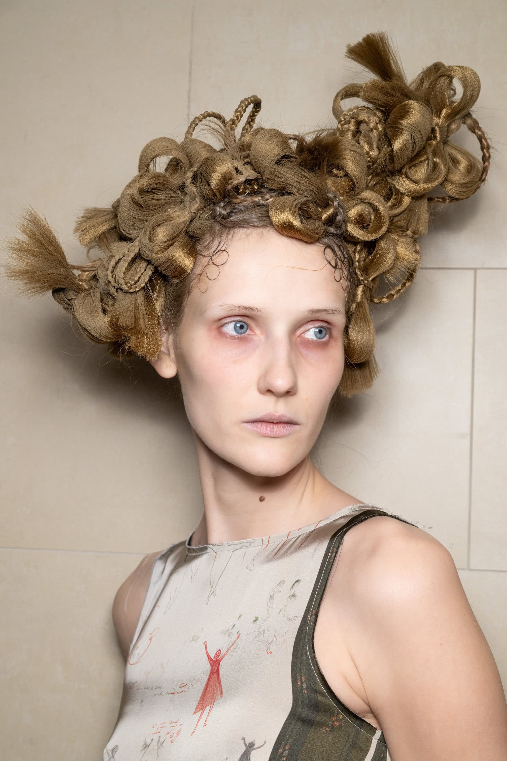 Meruert Tolegen  Fall 2025 Fashion Show Backstage