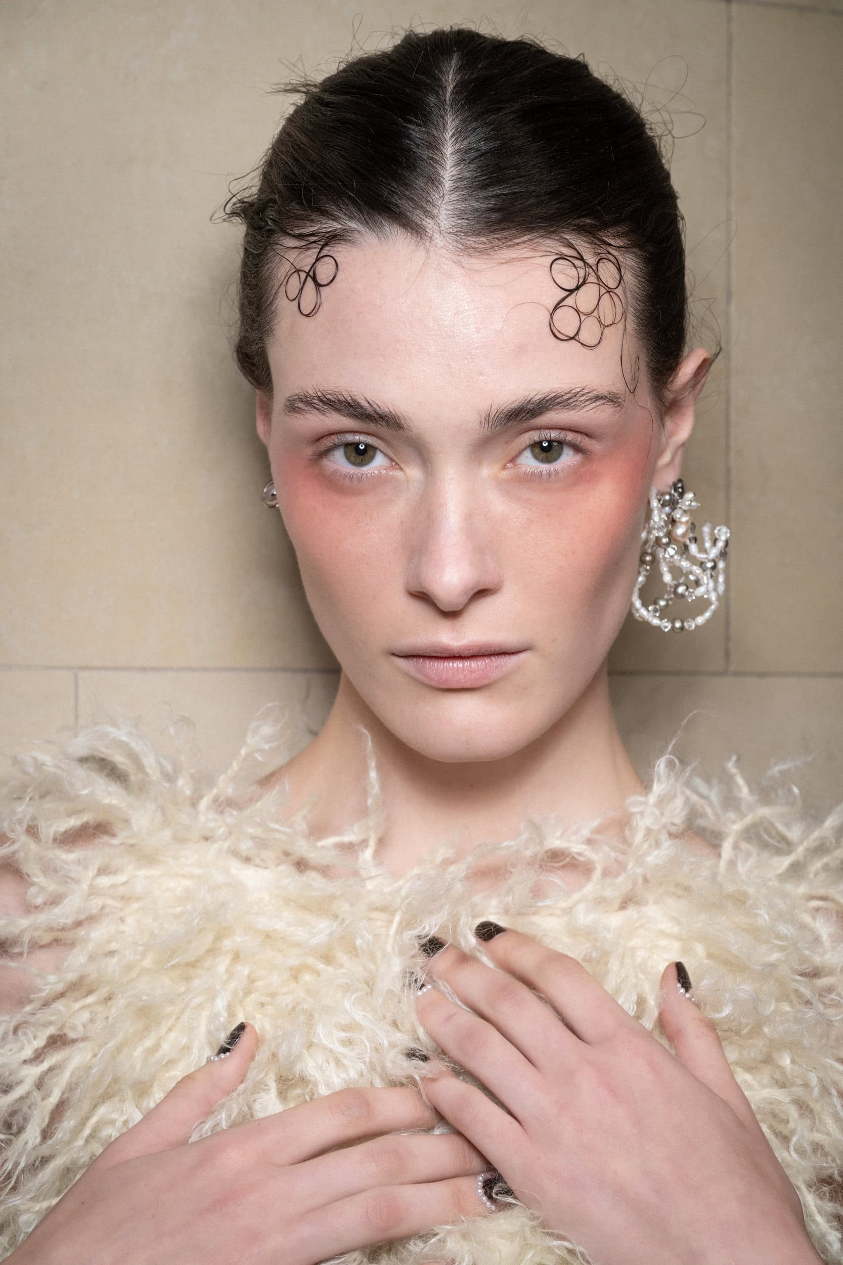 Meruert Tolegen  Fall 2025 Fashion Show Backstage