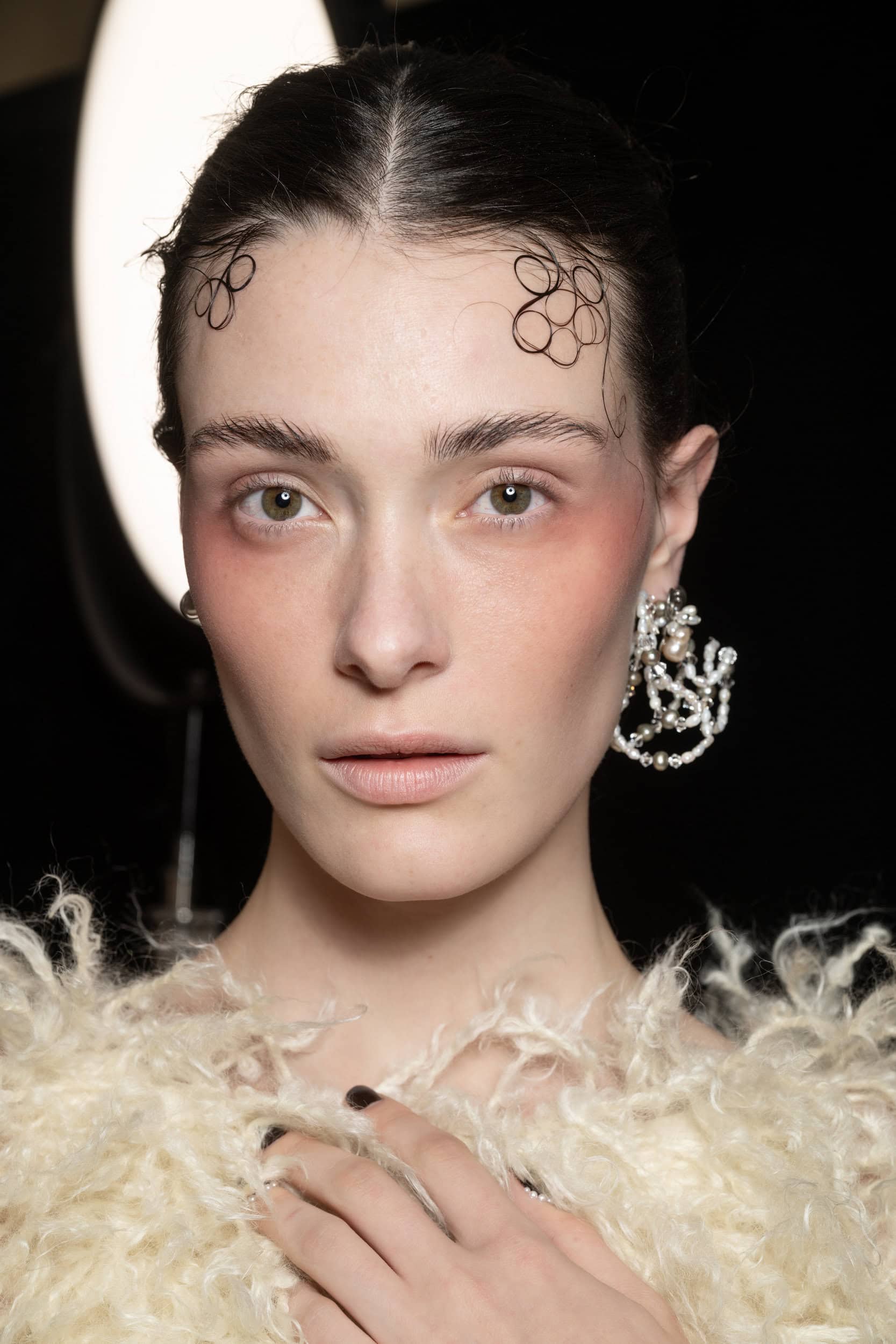 Meruert Tolegen  Fall 2025 Fashion Show Backstage