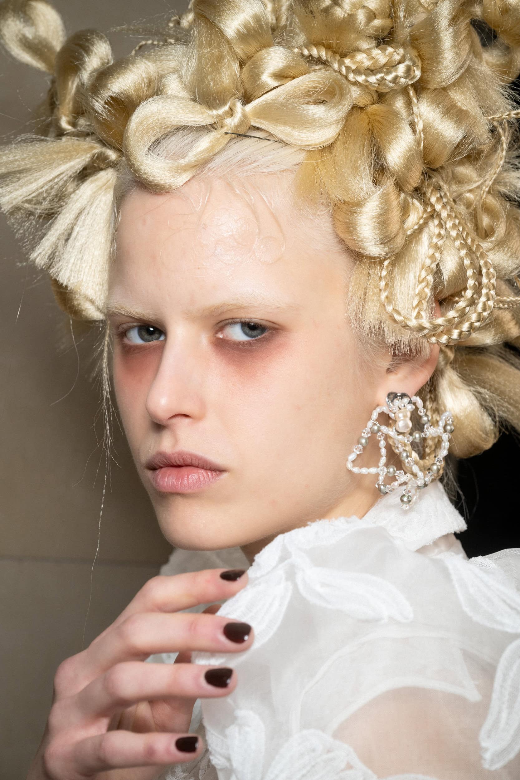 Meruert Tolegen  Fall 2025 Fashion Show Backstage