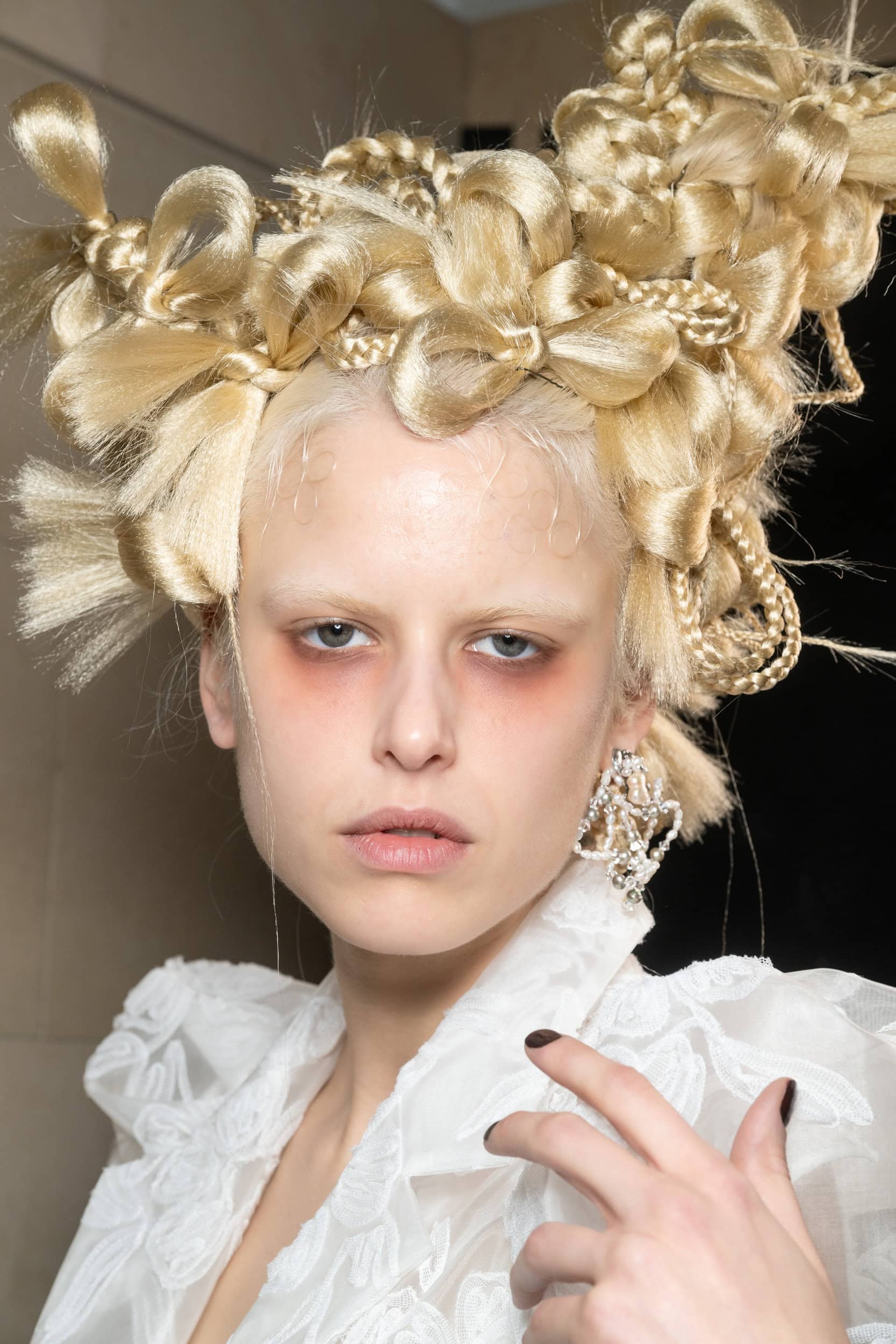 Meruert Tolegen  Fall 2025 Fashion Show Backstage