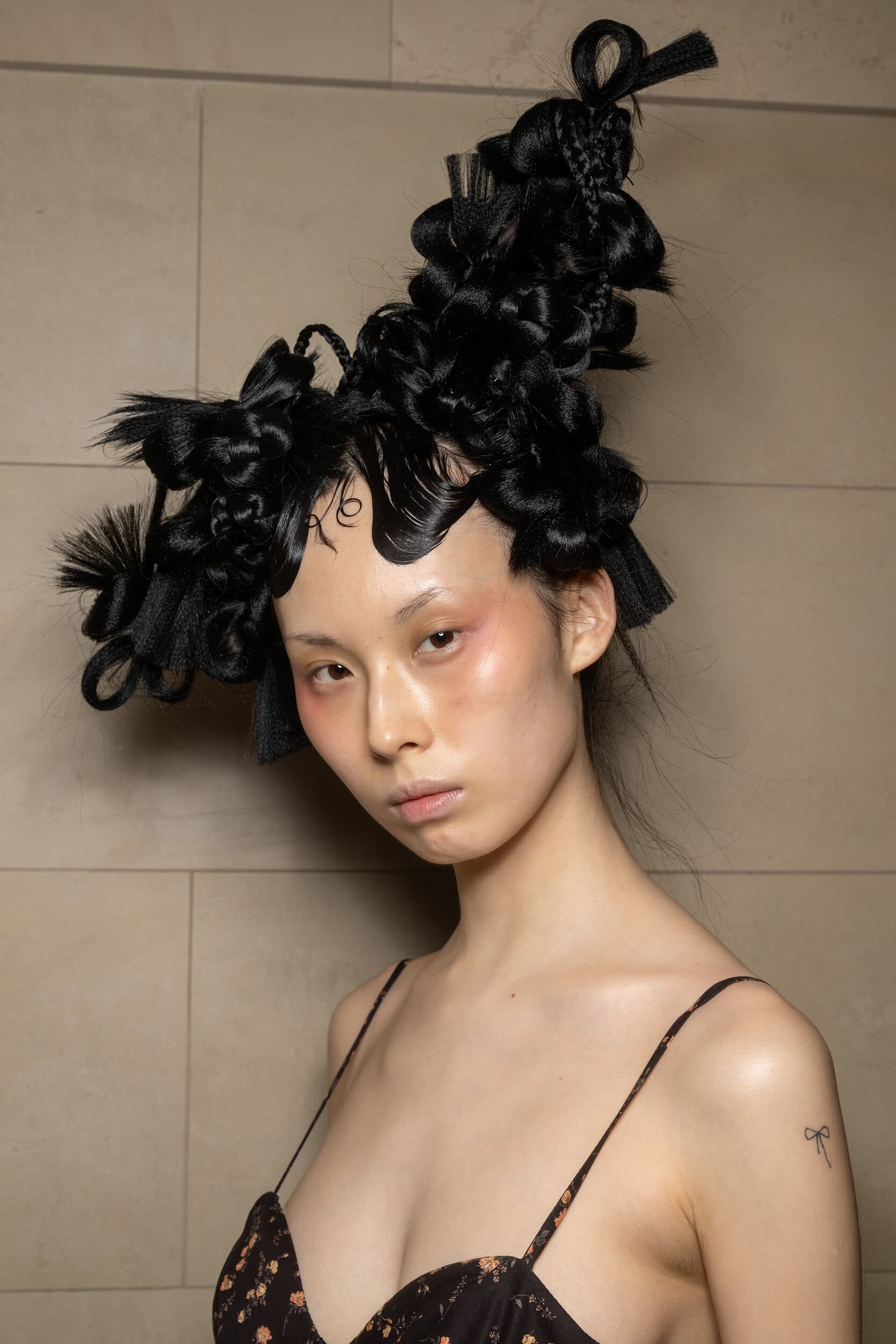 Meruert Tolegen  Fall 2025 Fashion Show Backstage