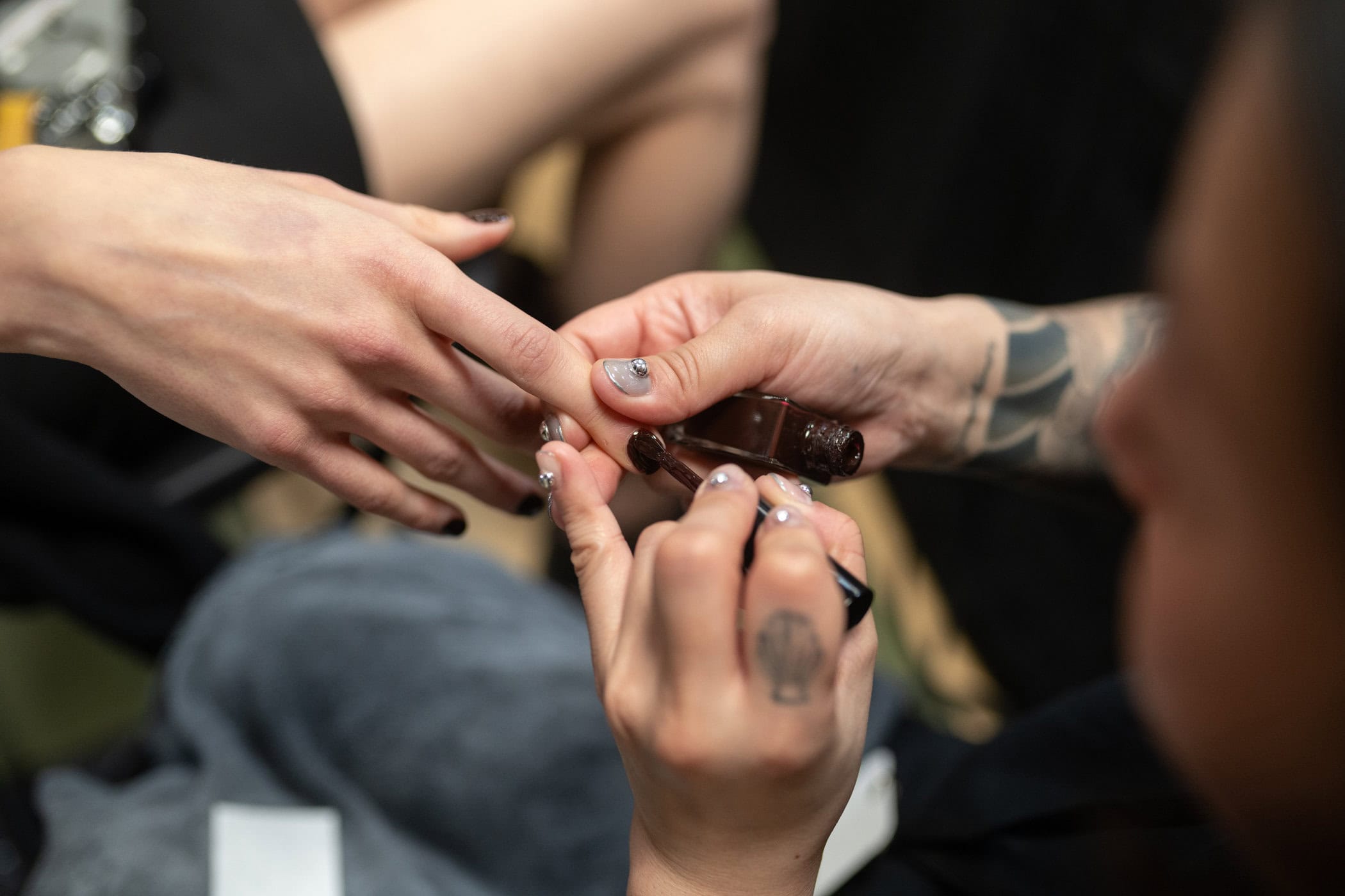 Meruert Tolegen  Fall 2025 Fashion Show Backstage