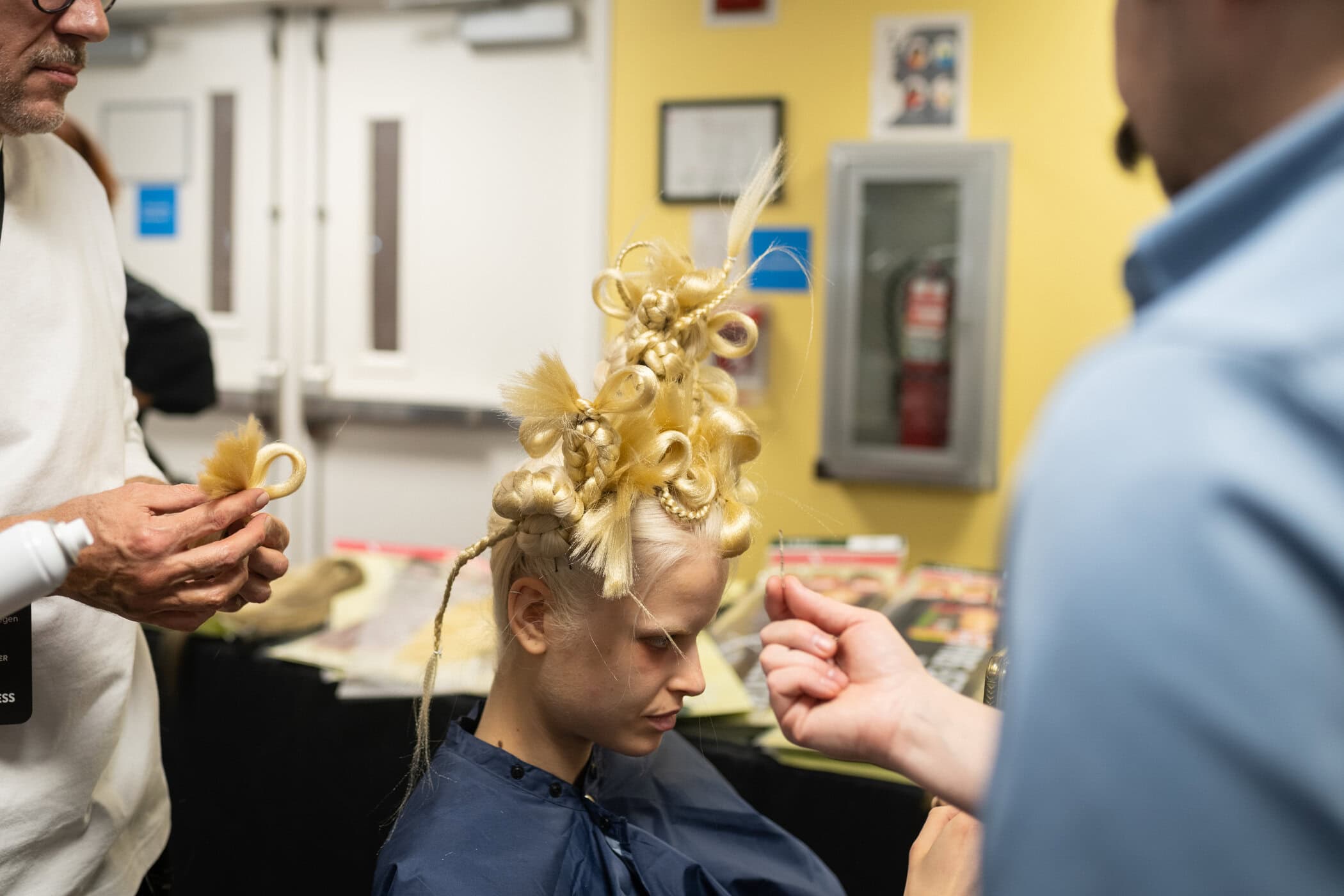 Meruert Tolegen  Fall 2025 Fashion Show Backstage