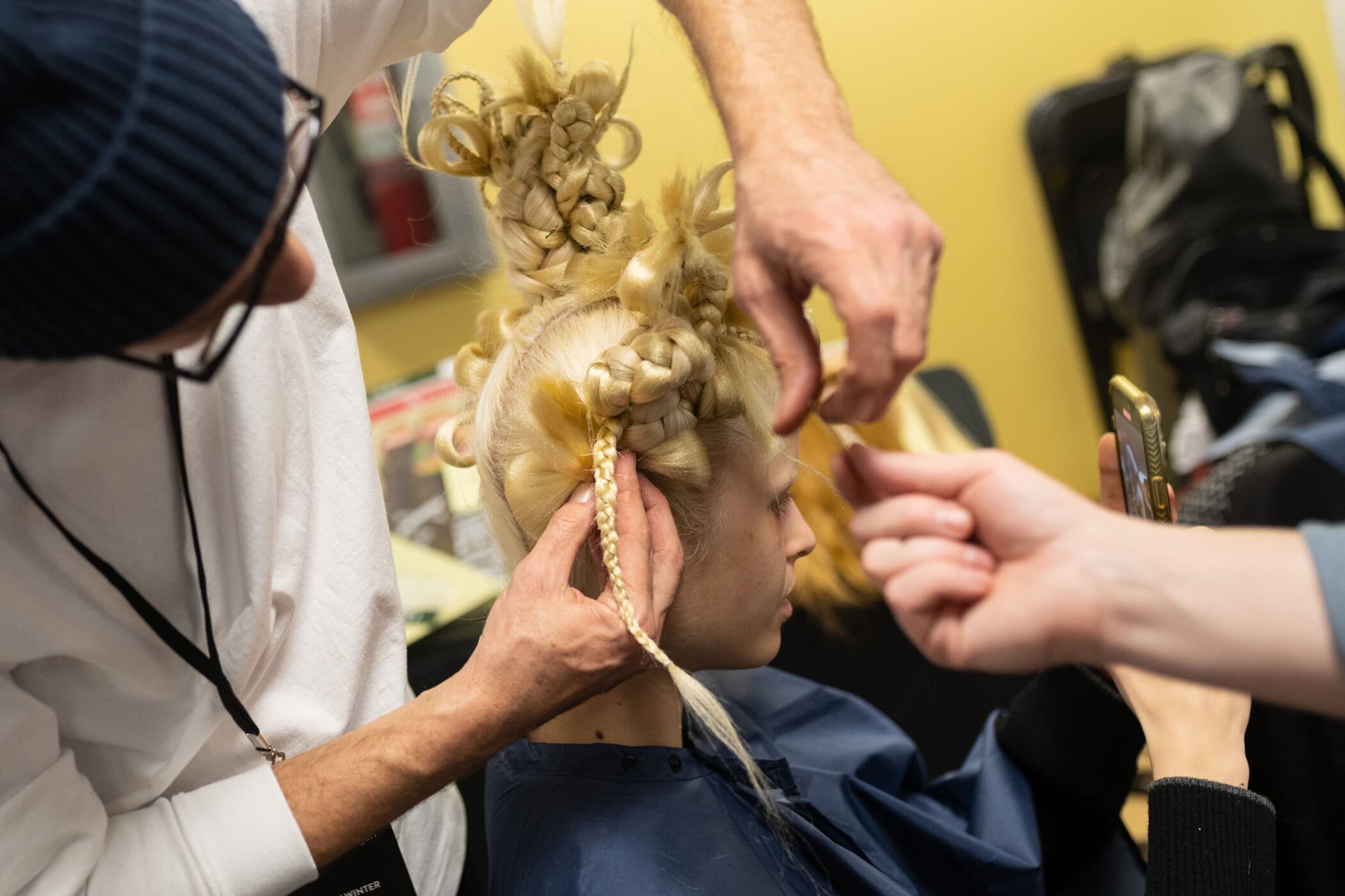 Meruert Tolegen  Fall 2025 Fashion Show Backstage