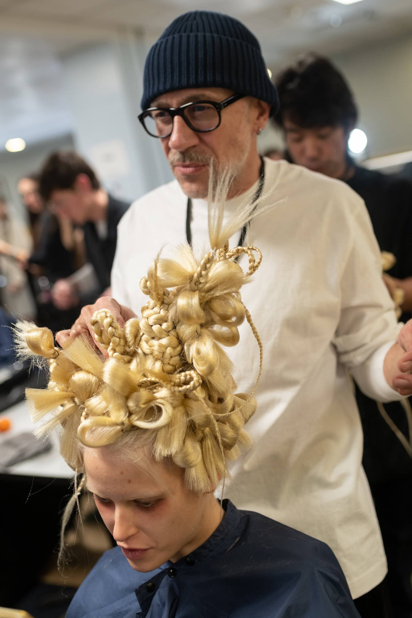 Meruert Tolegen  Fall 2025 Fashion Show Backstage