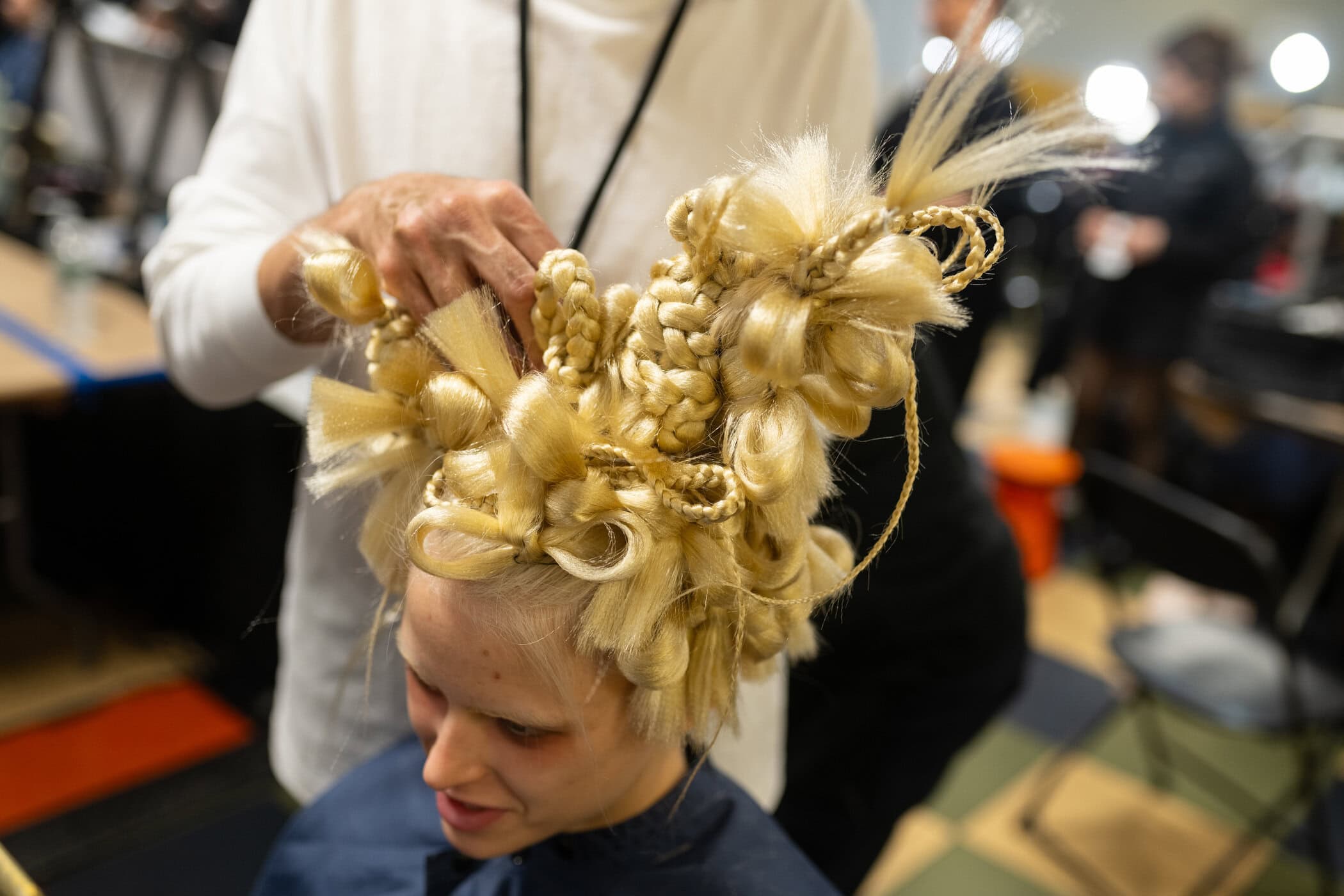 Meruert Tolegen  Fall 2025 Fashion Show Backstage