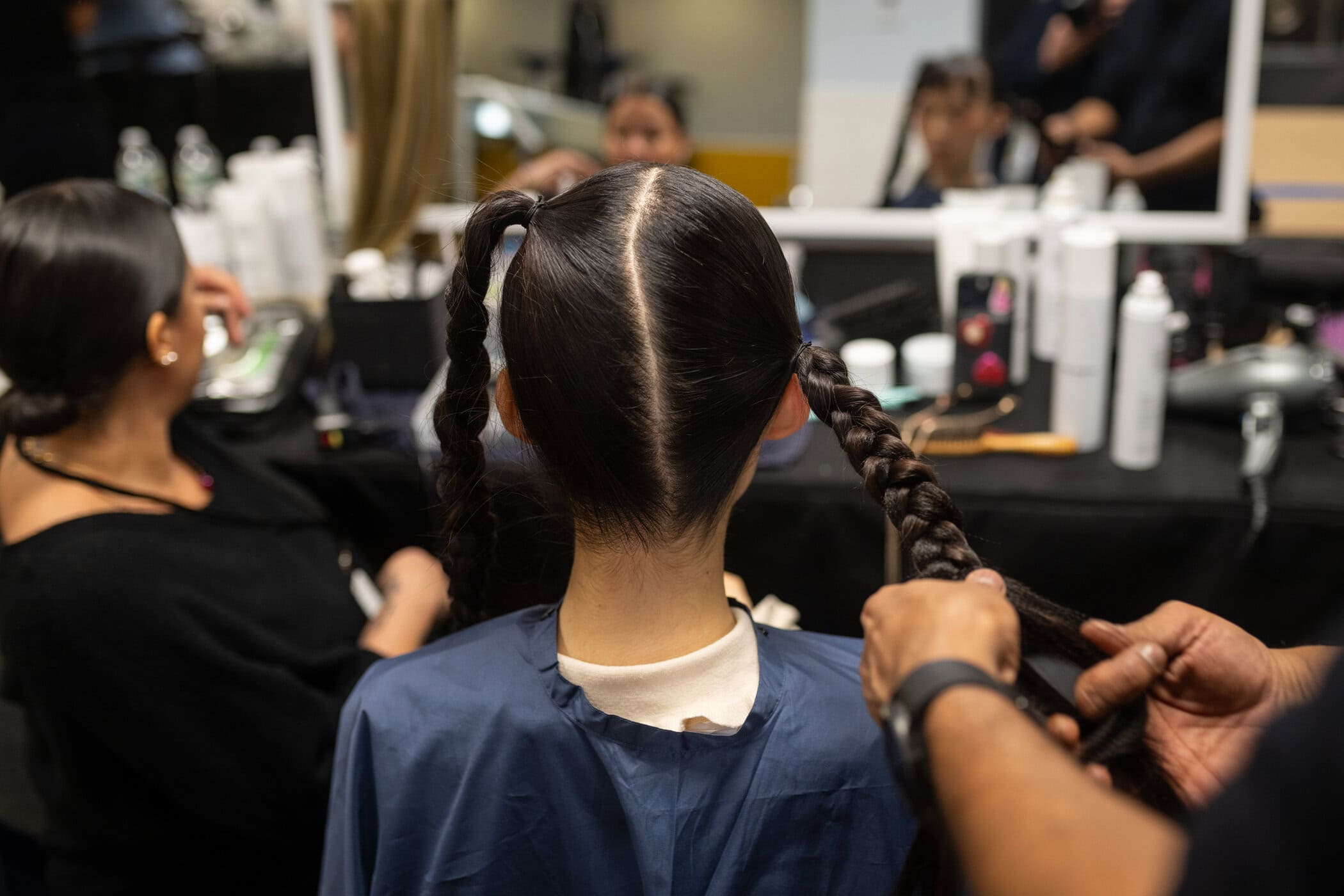 Meruert Tolegen  Fall 2025 Fashion Show Backstage