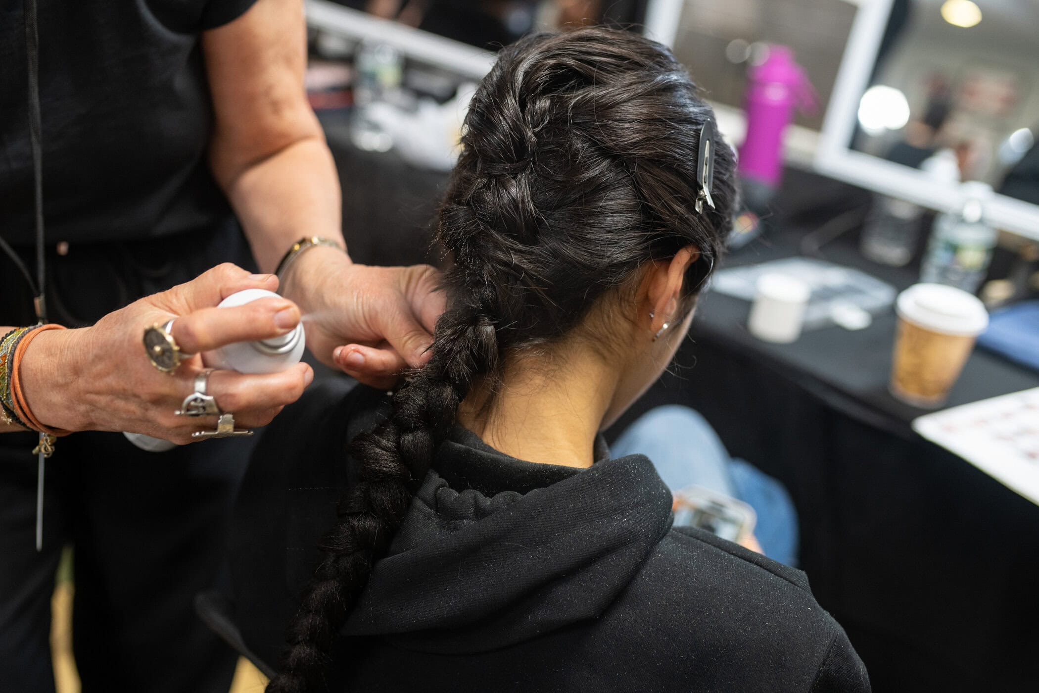 Meruert Tolegen  Fall 2025 Fashion Show Backstage