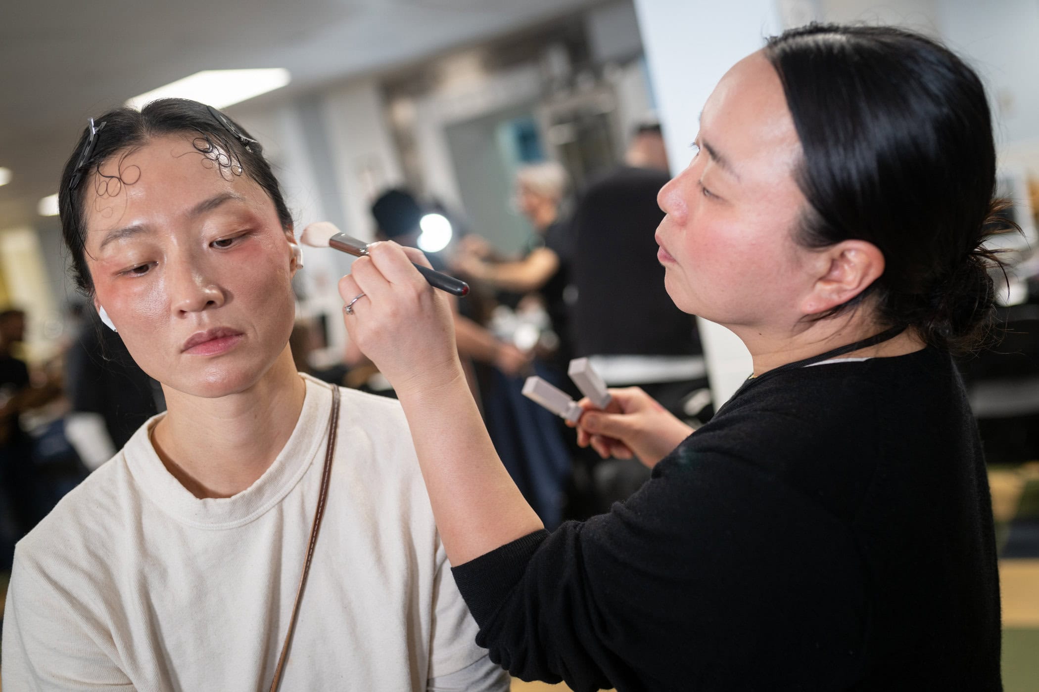 Meruert Tolegen  Fall 2025 Fashion Show Backstage