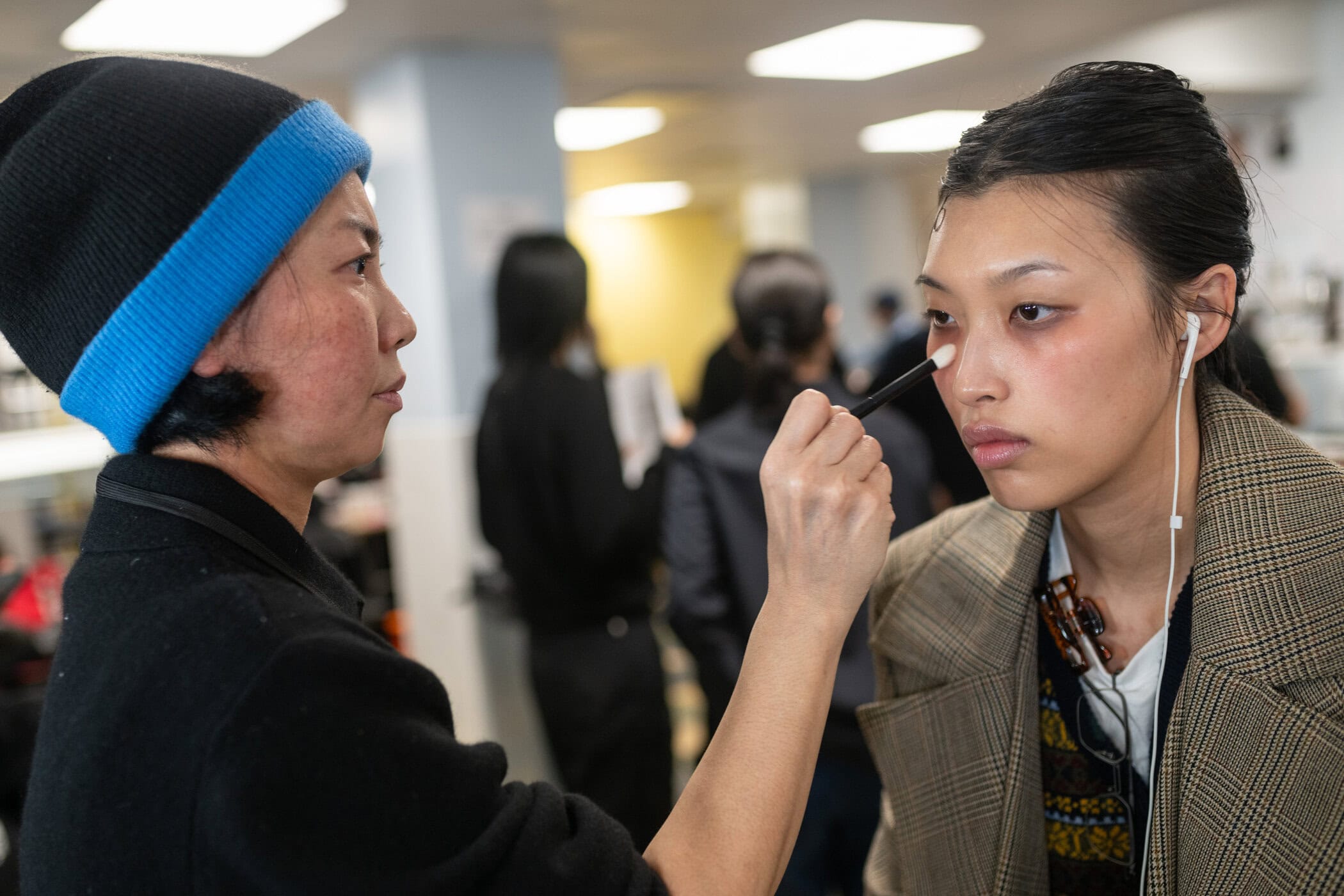 Meruert Tolegen  Fall 2025 Fashion Show Backstage