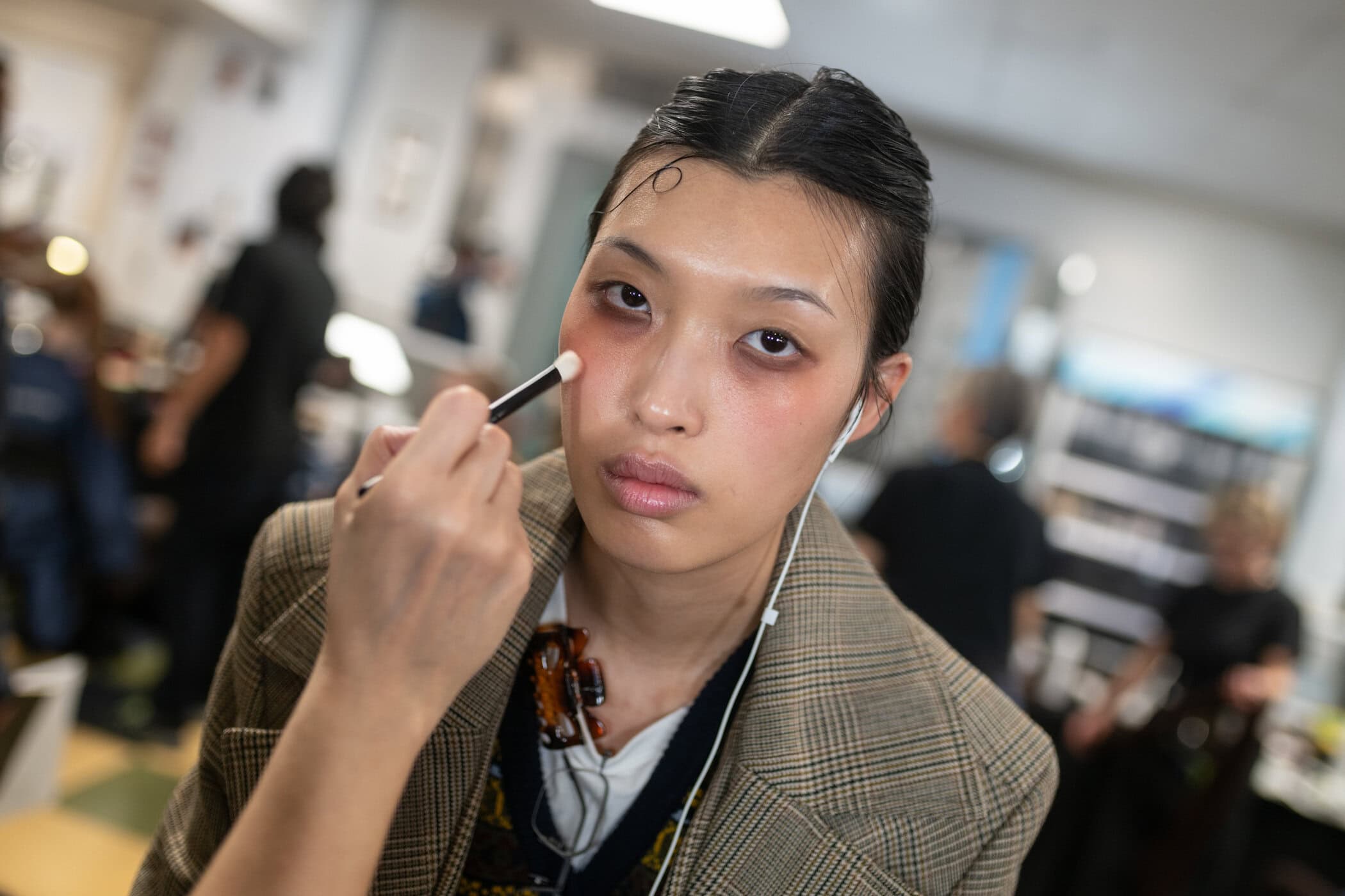 Meruert Tolegen  Fall 2025 Fashion Show Backstage