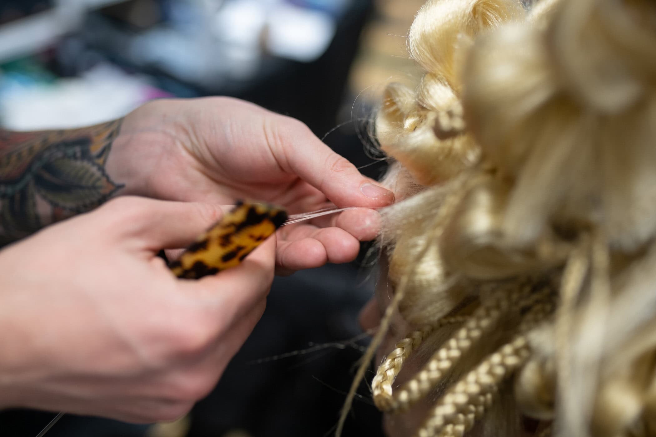 Meruert Tolegen  Fall 2025 Fashion Show Backstage