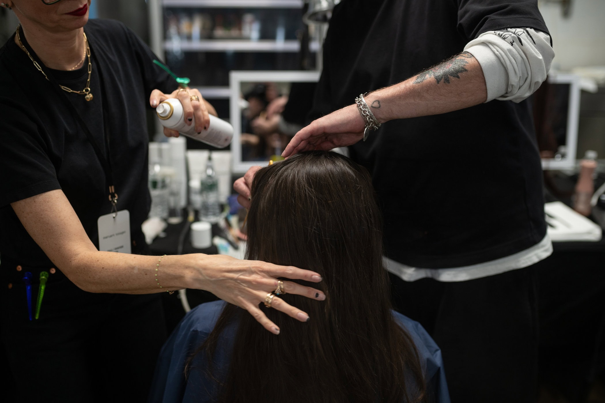 Meruert Tolegen  Fall 2025 Fashion Show Backstage