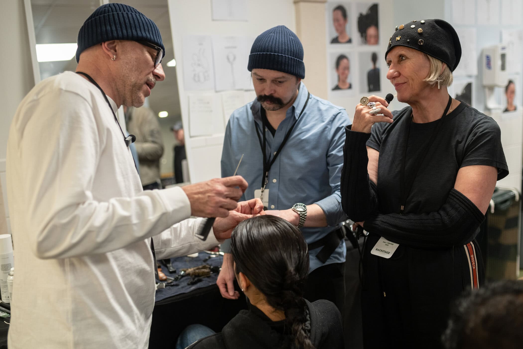 Meruert Tolegen  Fall 2025 Fashion Show Backstage