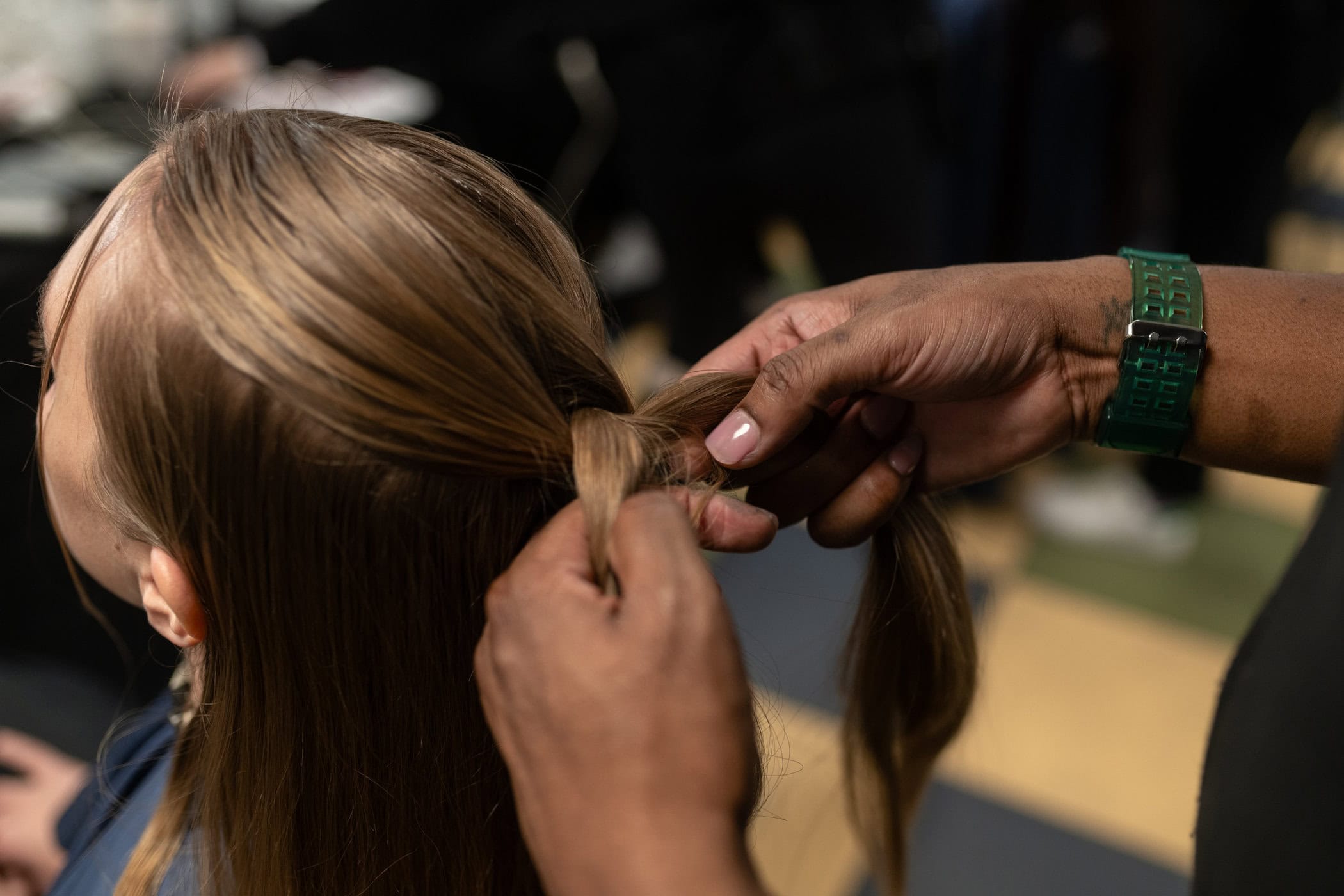 Meruert Tolegen  Fall 2025 Fashion Show Backstage