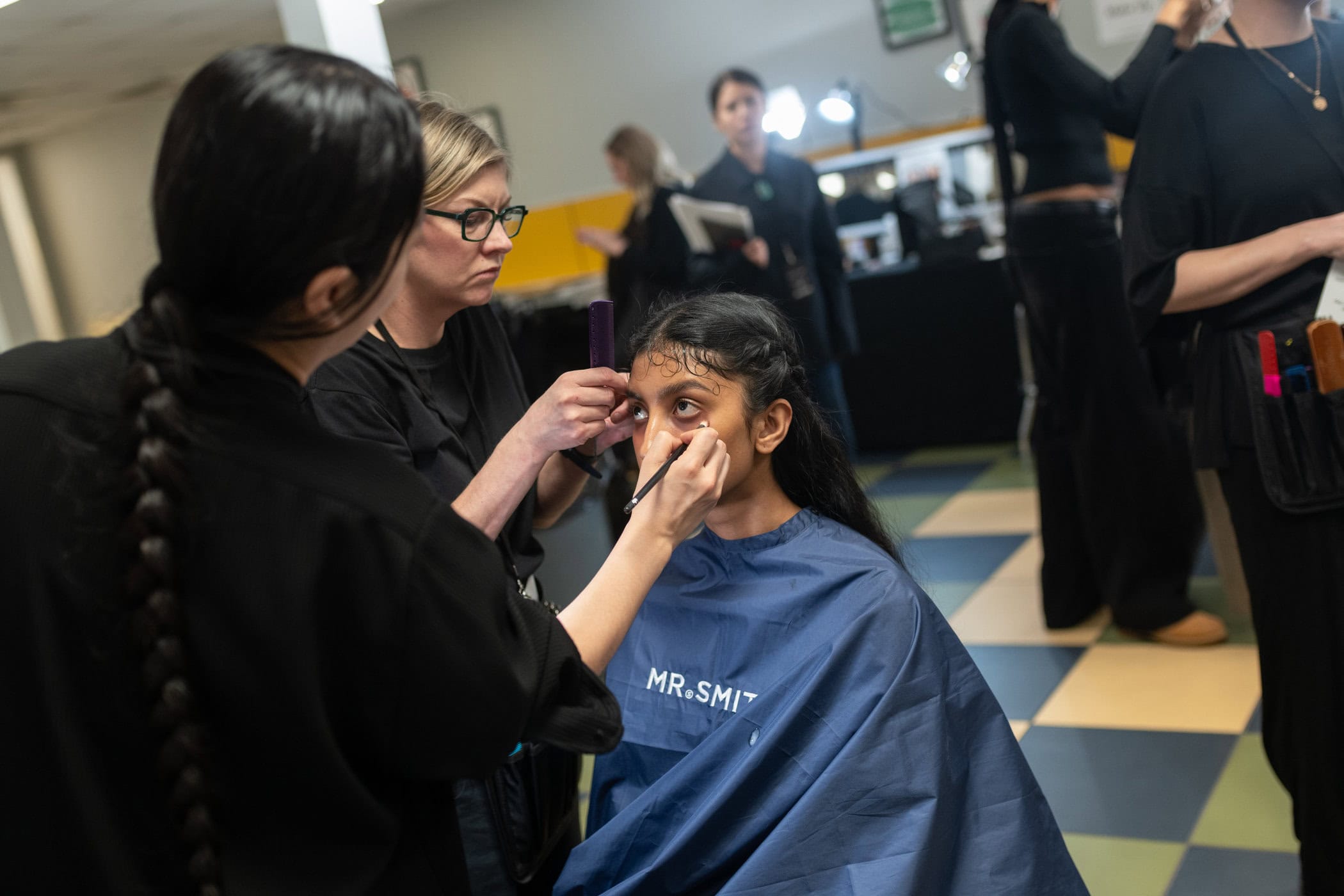 Meruert Tolegen  Fall 2025 Fashion Show Backstage