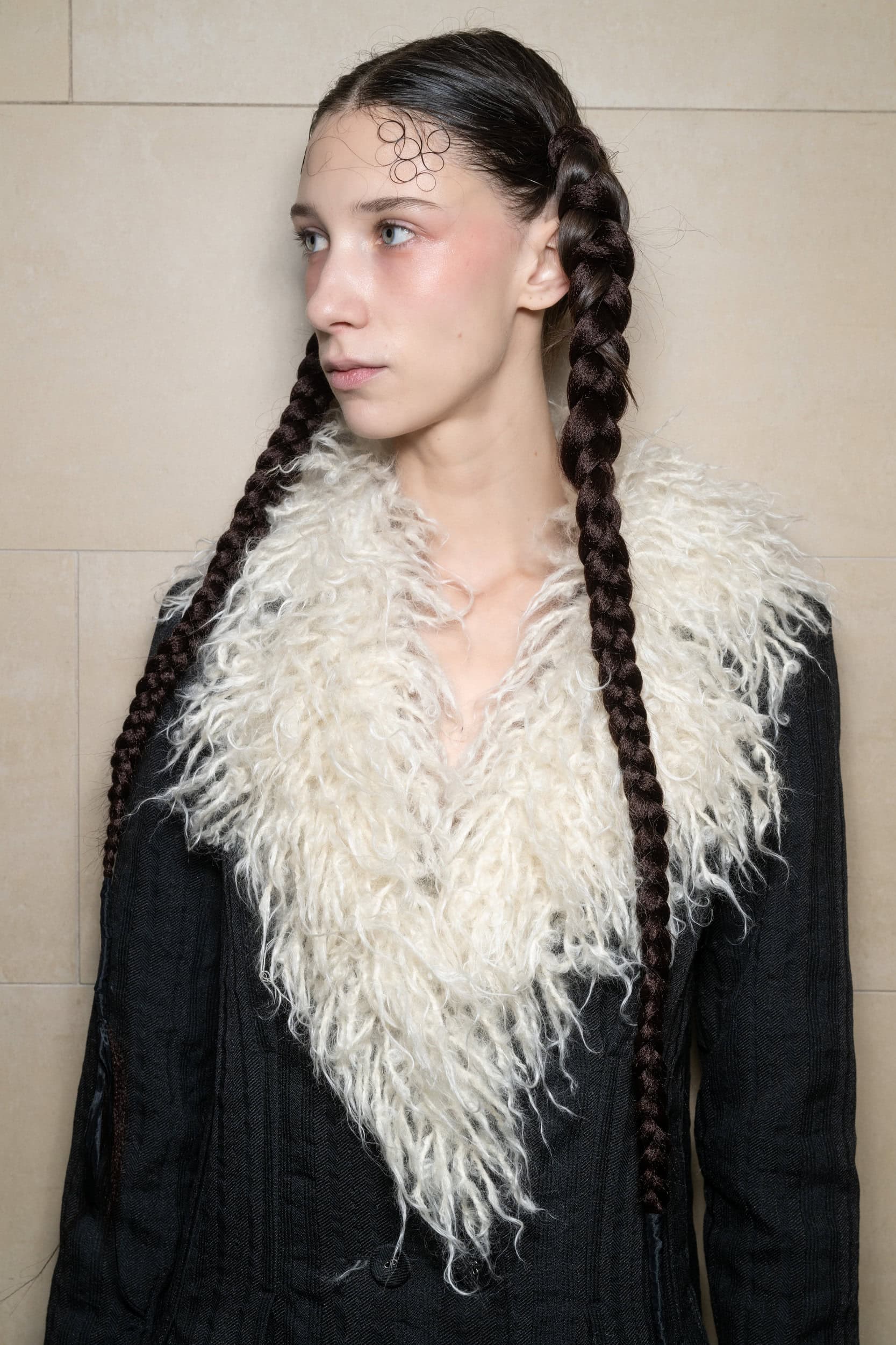 Meruert Tolegen  Fall 2025 Fashion Show Backstage