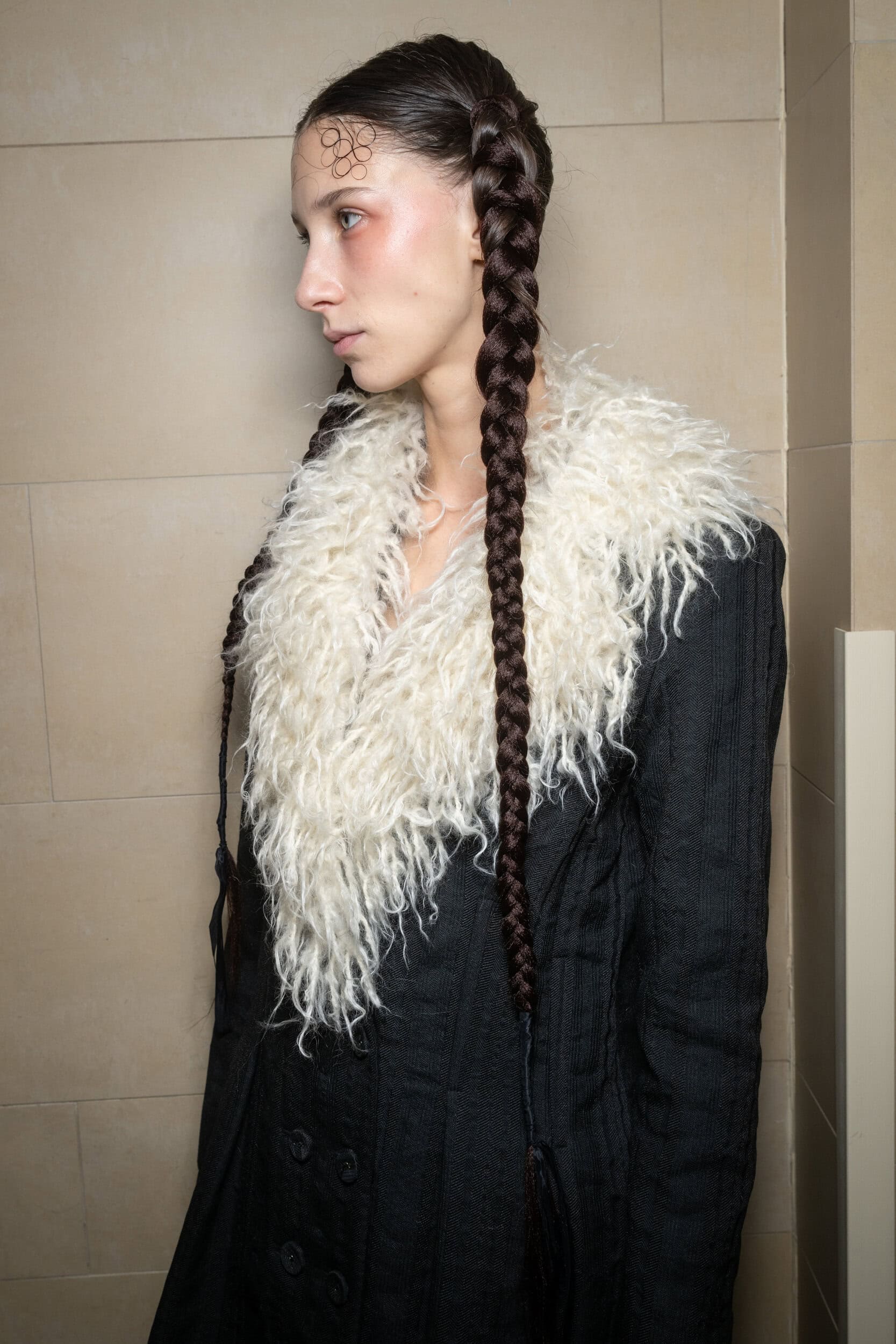 Meruert Tolegen  Fall 2025 Fashion Show Backstage