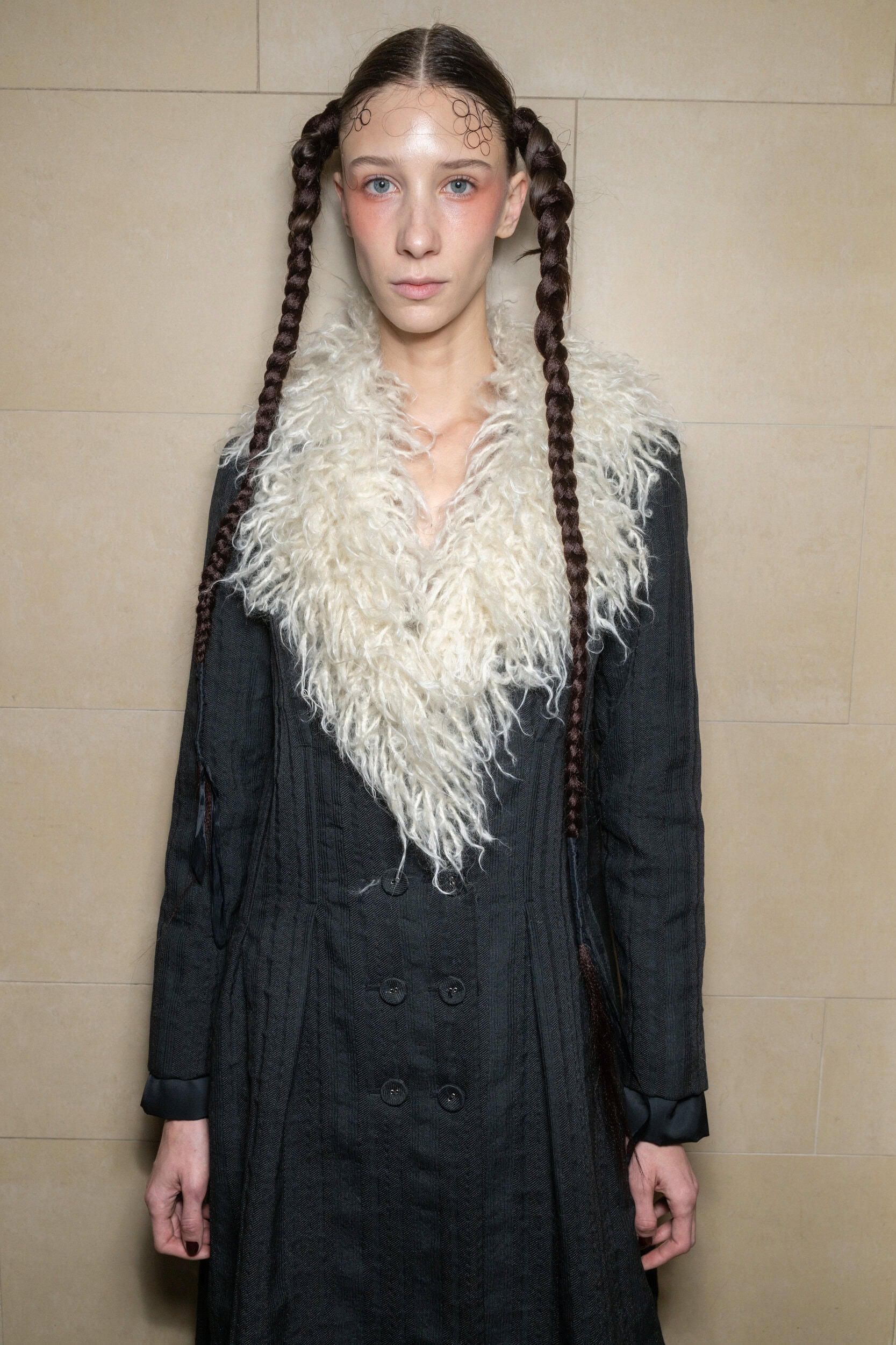 Meruert Tolegen  Fall 2025 Fashion Show Backstage