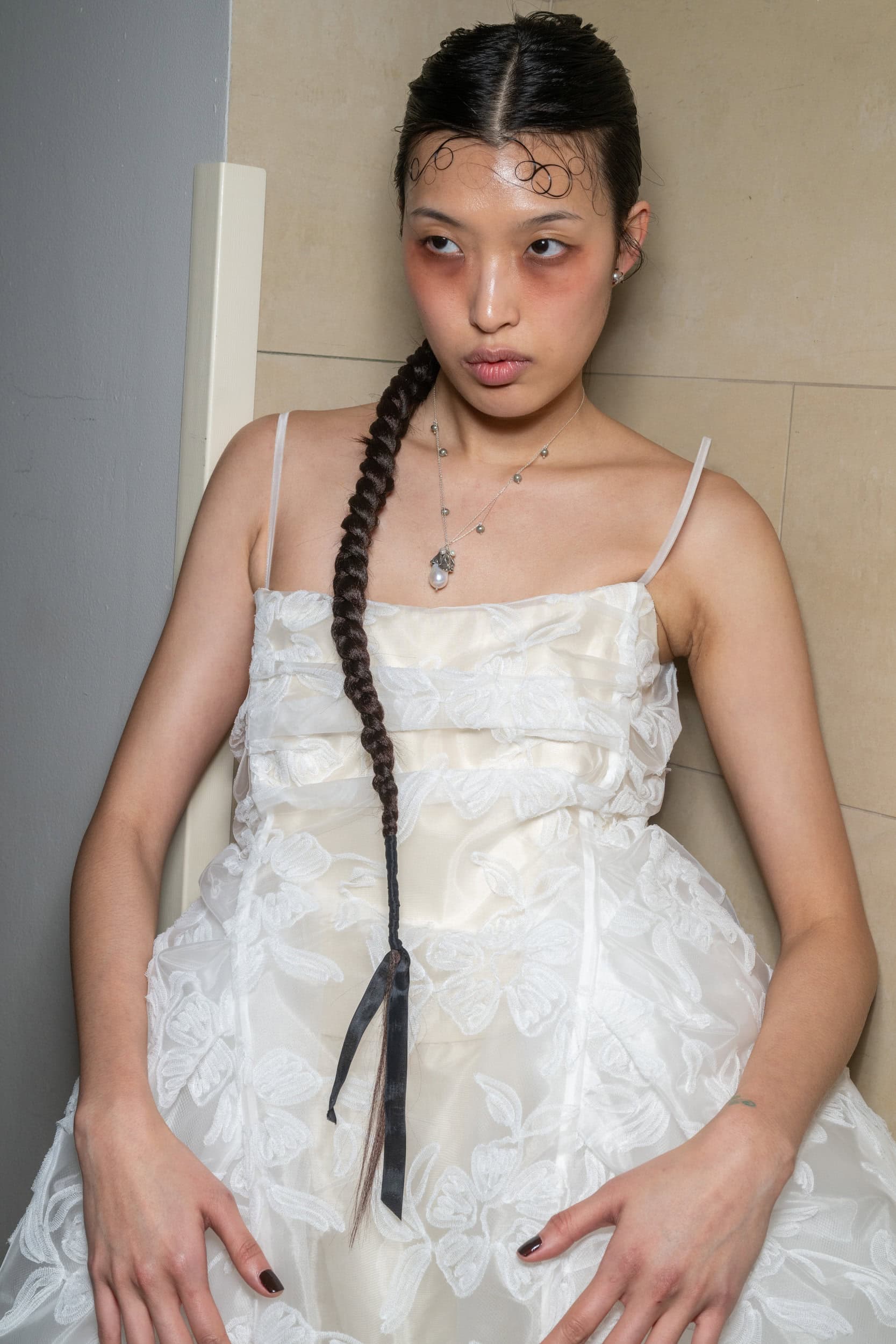 Meruert Tolegen  Fall 2025 Fashion Show Backstage