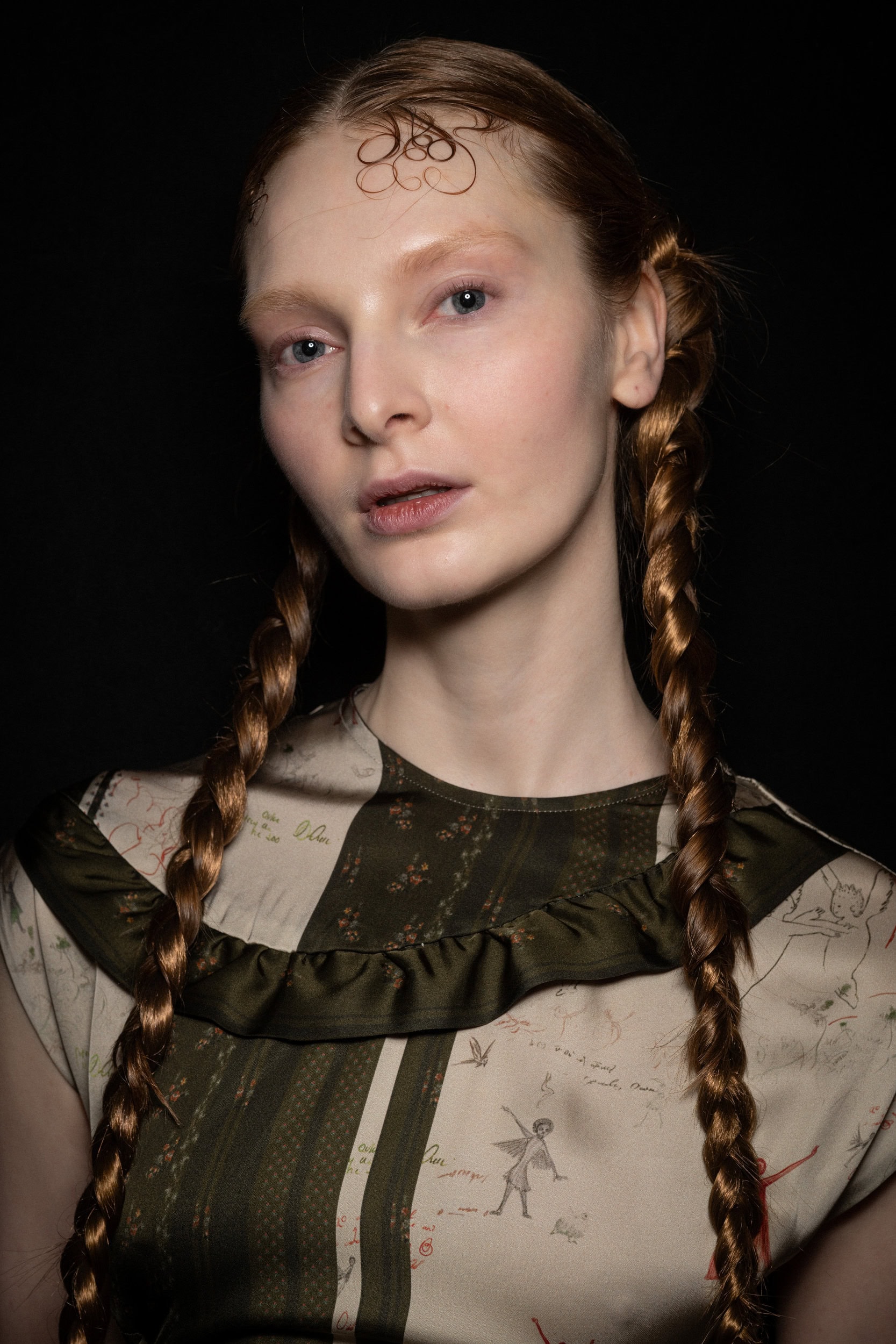 Meruert Tolegen  Fall 2025 Fashion Show Backstage