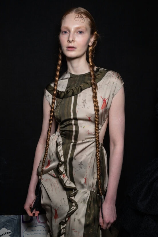 Meruert Tolegen  Fall 2025 Fashion Show Backstage